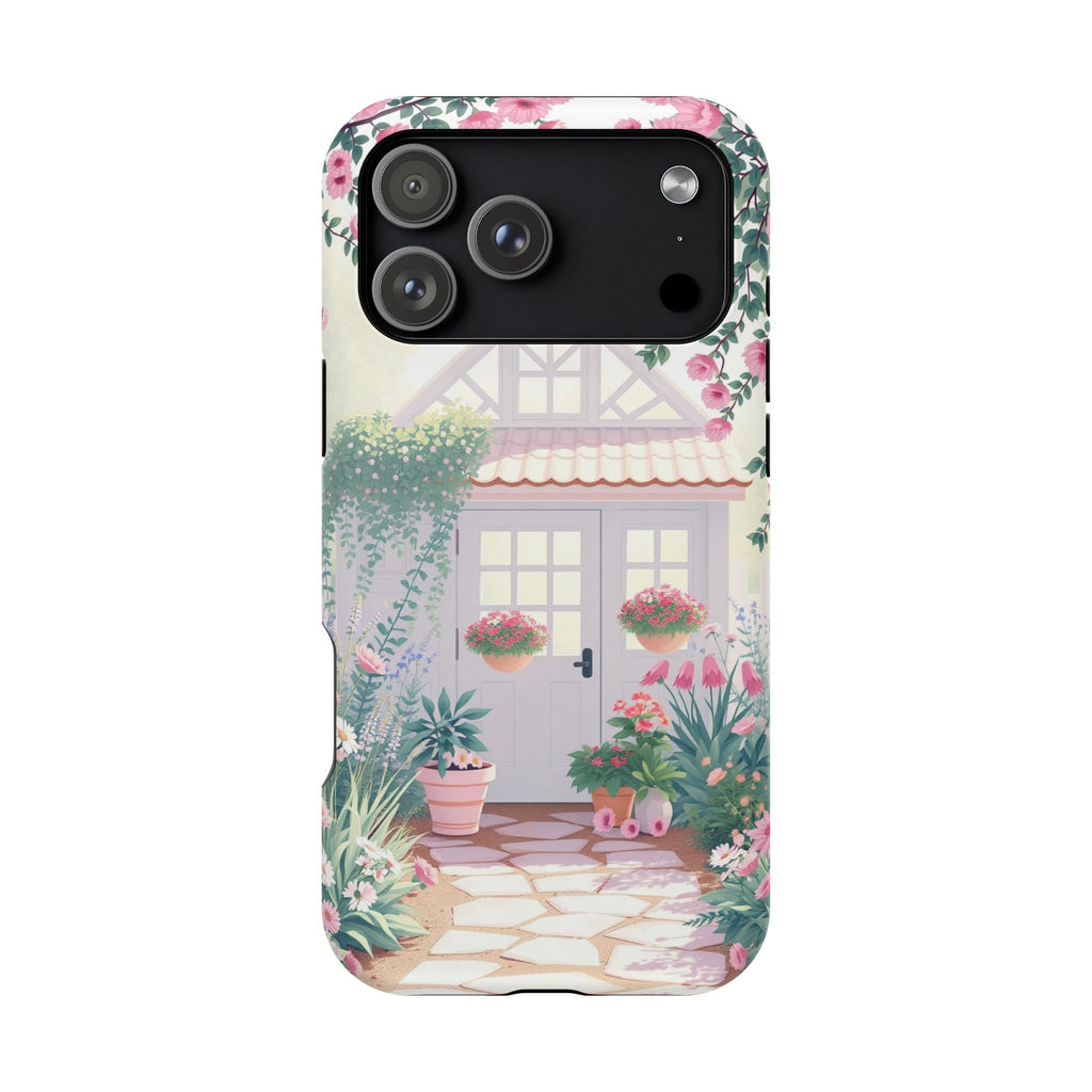 iPhone Cottage Garden Pastel Kawaii Slim Everyday Designer Case · iPhone Case