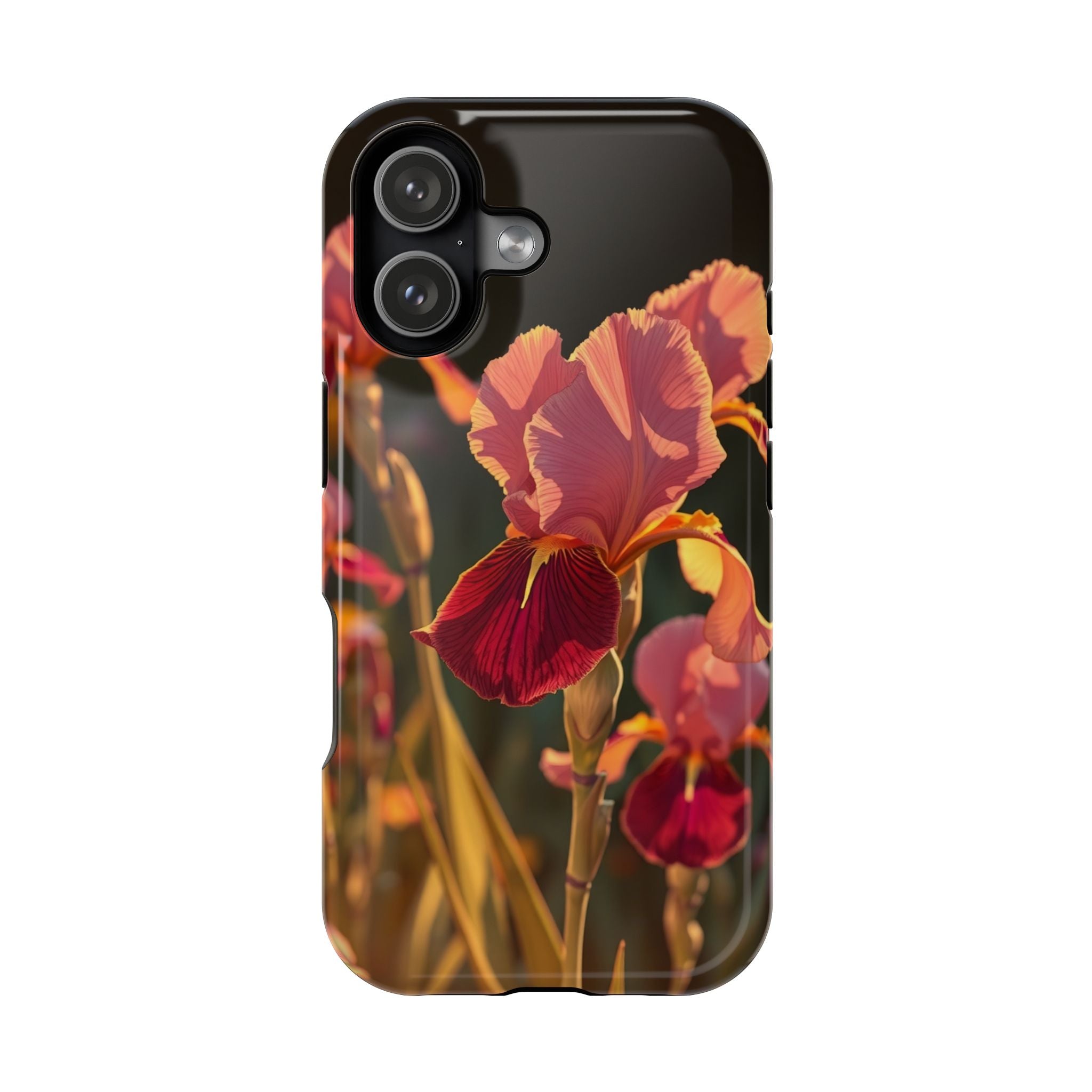 iPhone Sunset Amber And Peach Iris Garden Slim iPhone Everyday Designer · iPhone