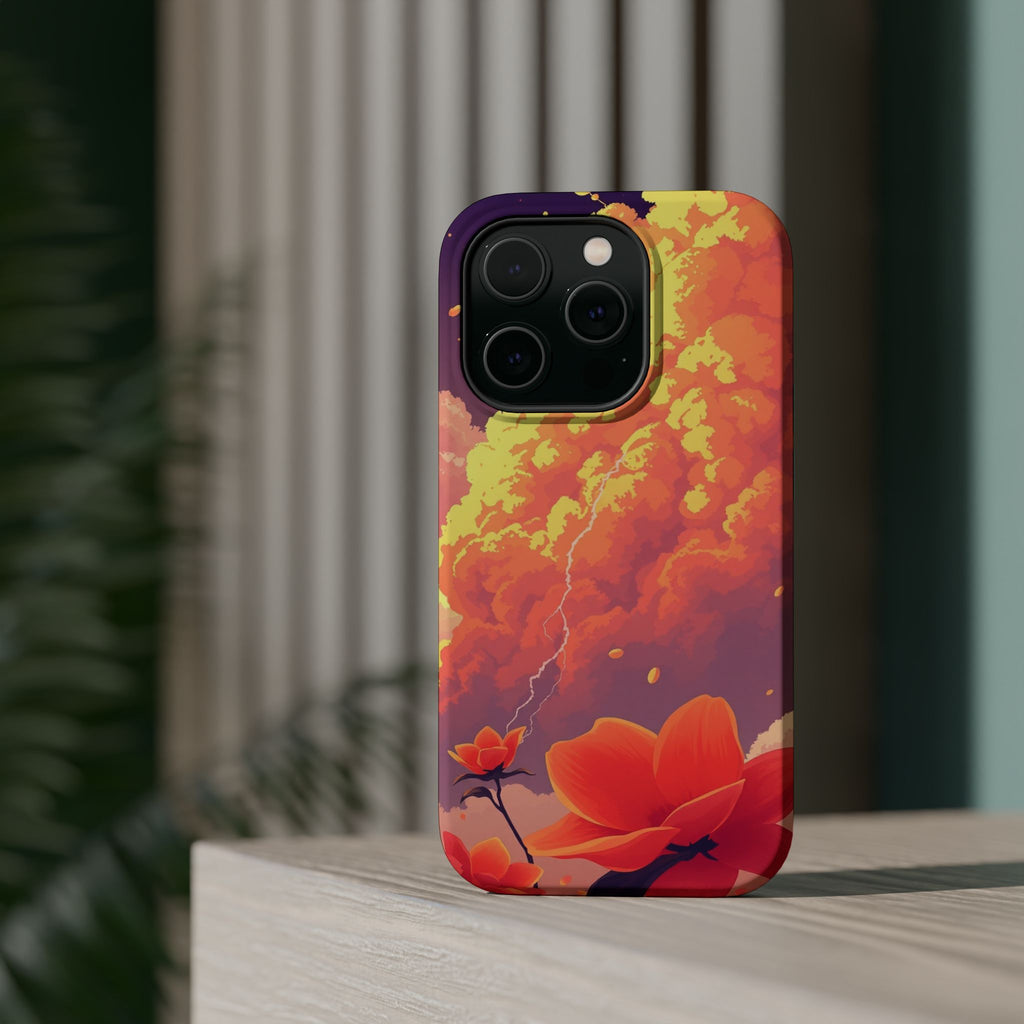 iPhone Sunset Amber And Peach Petal Storm Slim iPhone Everyday Designer · iPhone