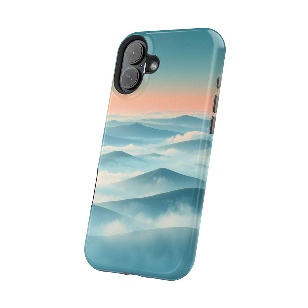 iPhone Fog Rolling Over Hills Electric Art Slim iPhone 17 Everyday · iPhone Case