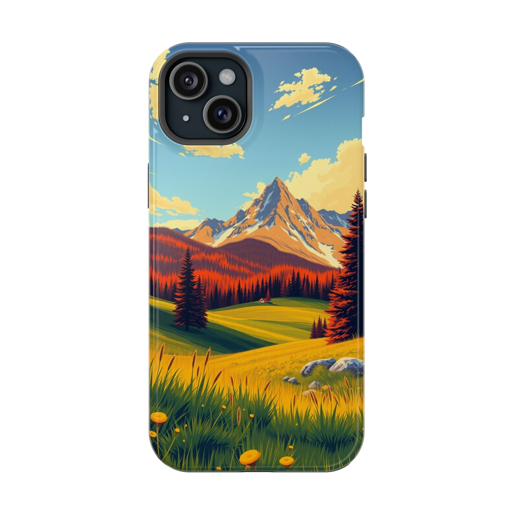 iPhone Radiant Alpine Meadow Design Slim Everyday Designer Case · iPhone Case