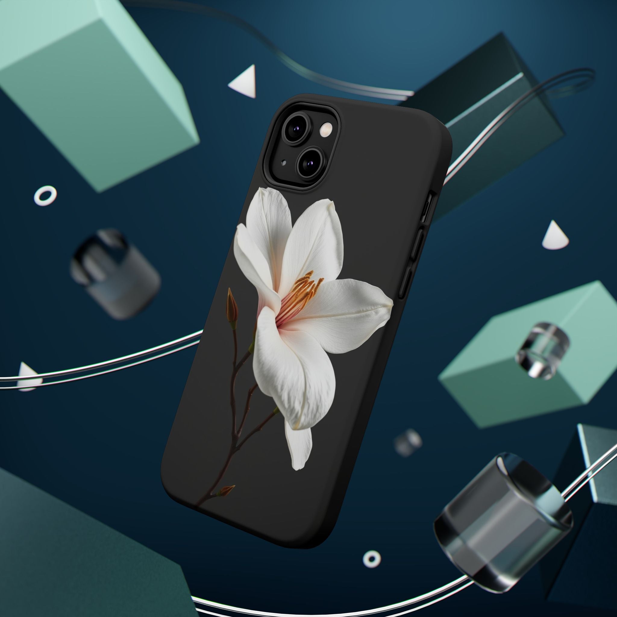 iPhone Earthy Magnolia Dream Design Slim Everyday Designer Case · iPhone Case