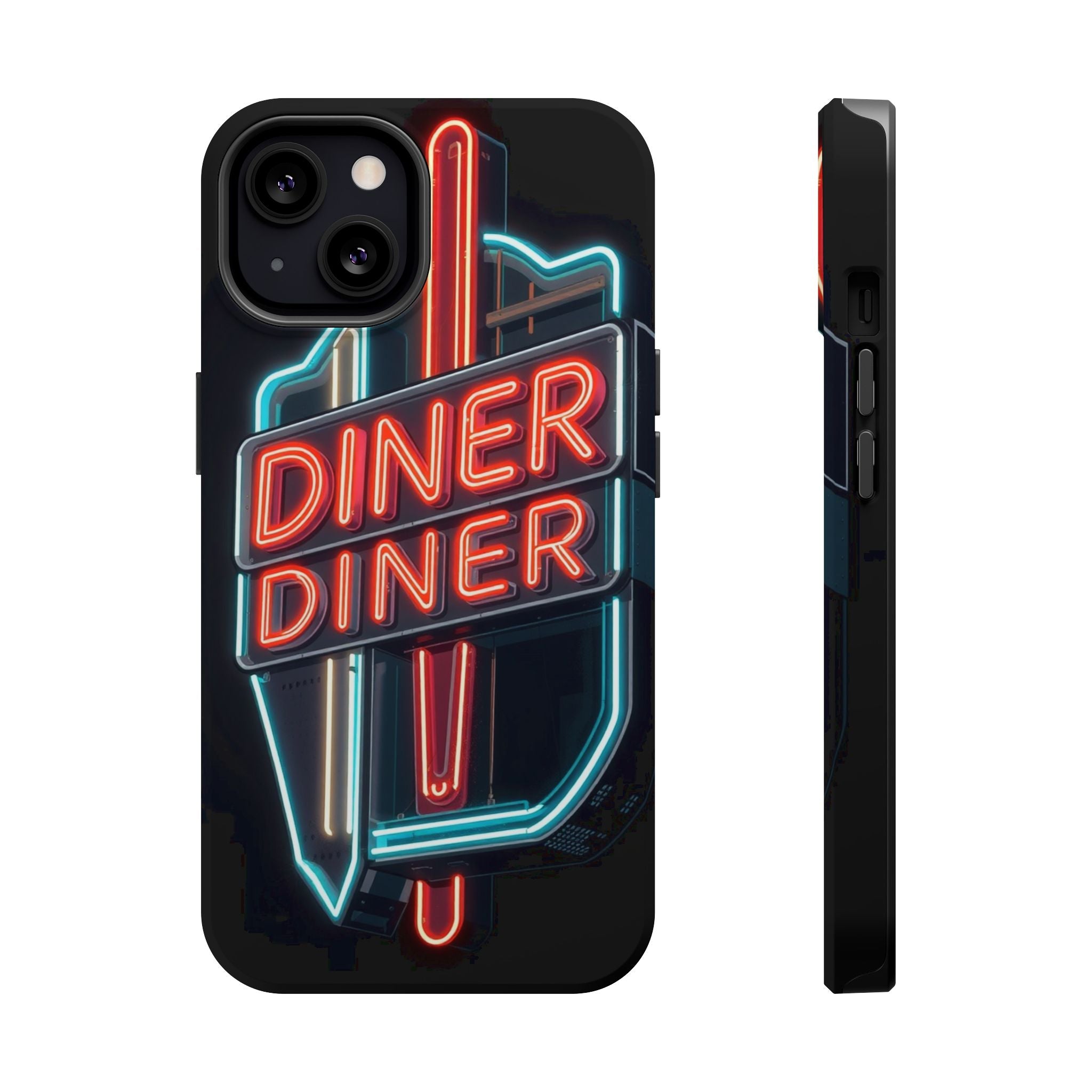 iPhone Neon Diner Sign Electric Art Slim Everyday Designer Case · iPhone Case