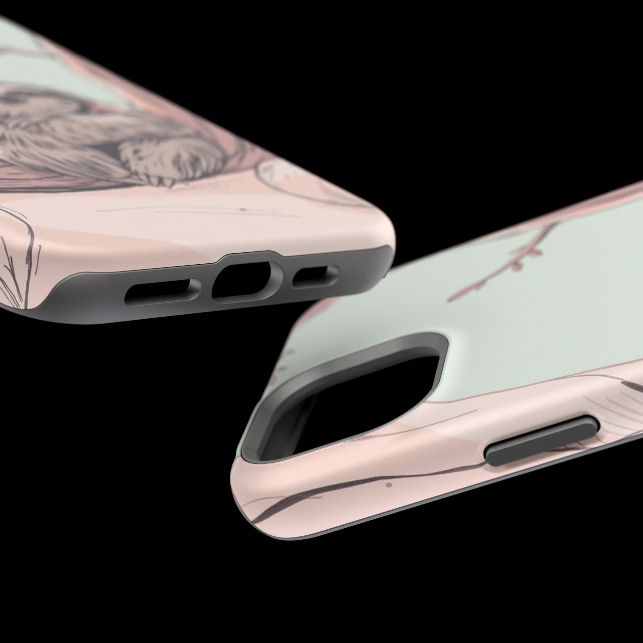 iPhone Cozy Sloth Mode Hand-Drawn Sketch Slim Everyday Designer Case · iPhone Ca