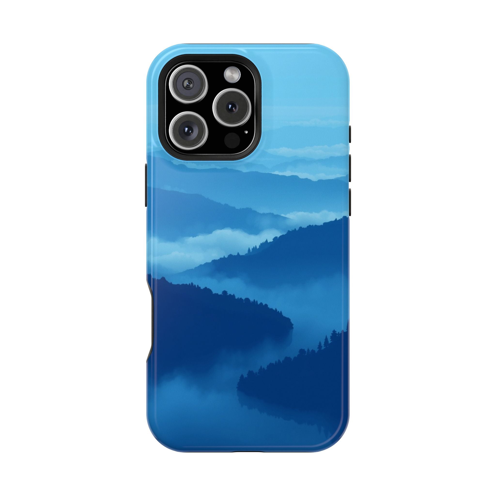 iPhone Fog Rolling Over Hills Pixel Art -Bit Slim iPhone Everyday · iPhone Case