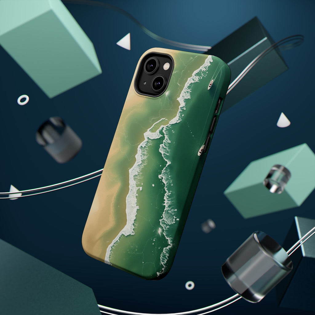 iPhone Shoreline Aerial Bold Art Bold Modern Everyday Snap Case · iPhone Case