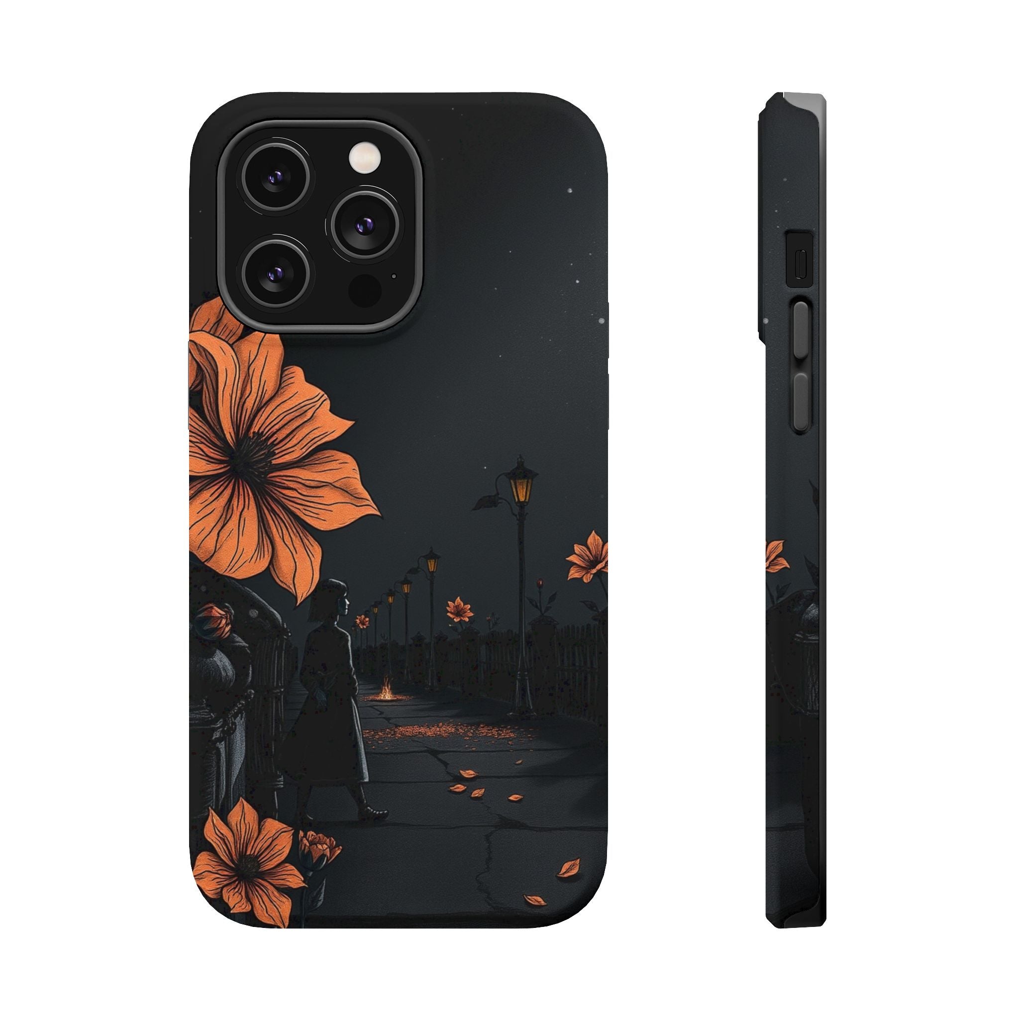 iPhone Night Bloomer Electric Art Bold Modern Everyday Snap Case · iPhone Case