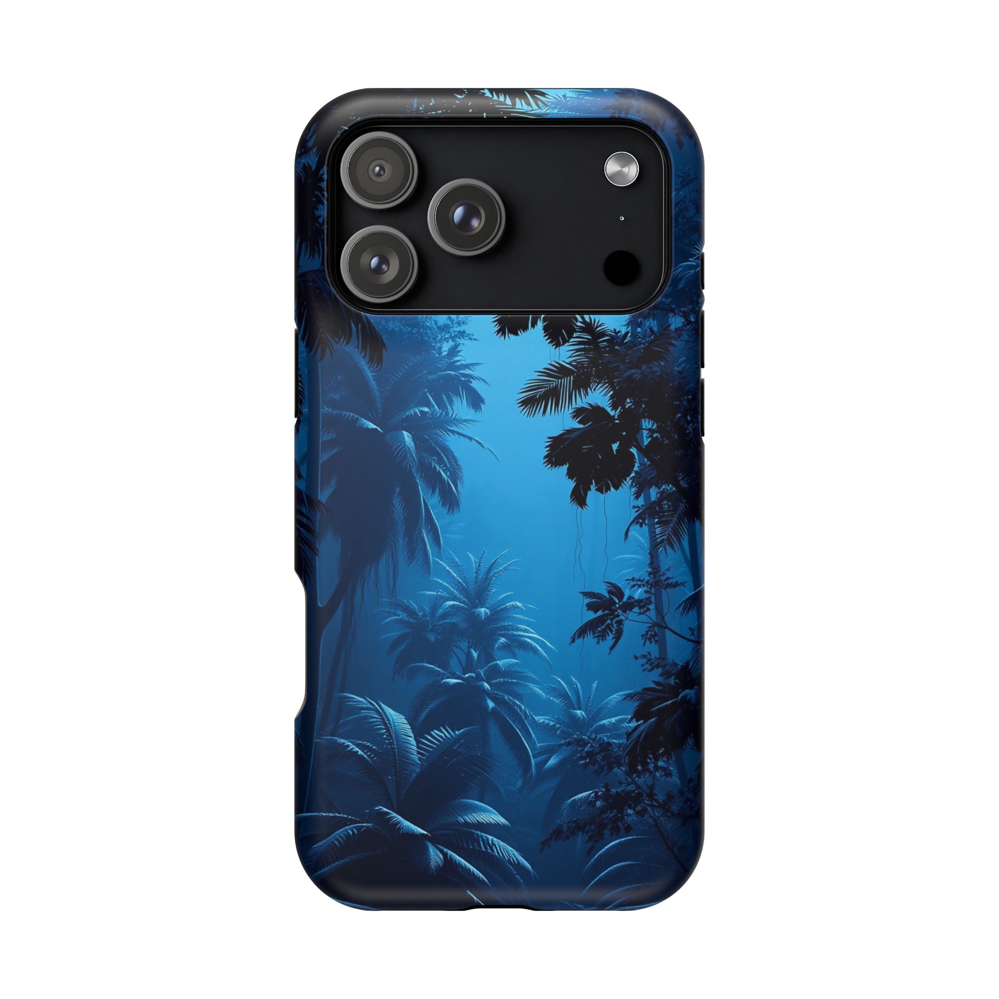 iPhone Midnight Blue And Silver Rainforest Canopy iPhone Clean Minimal · iPhone