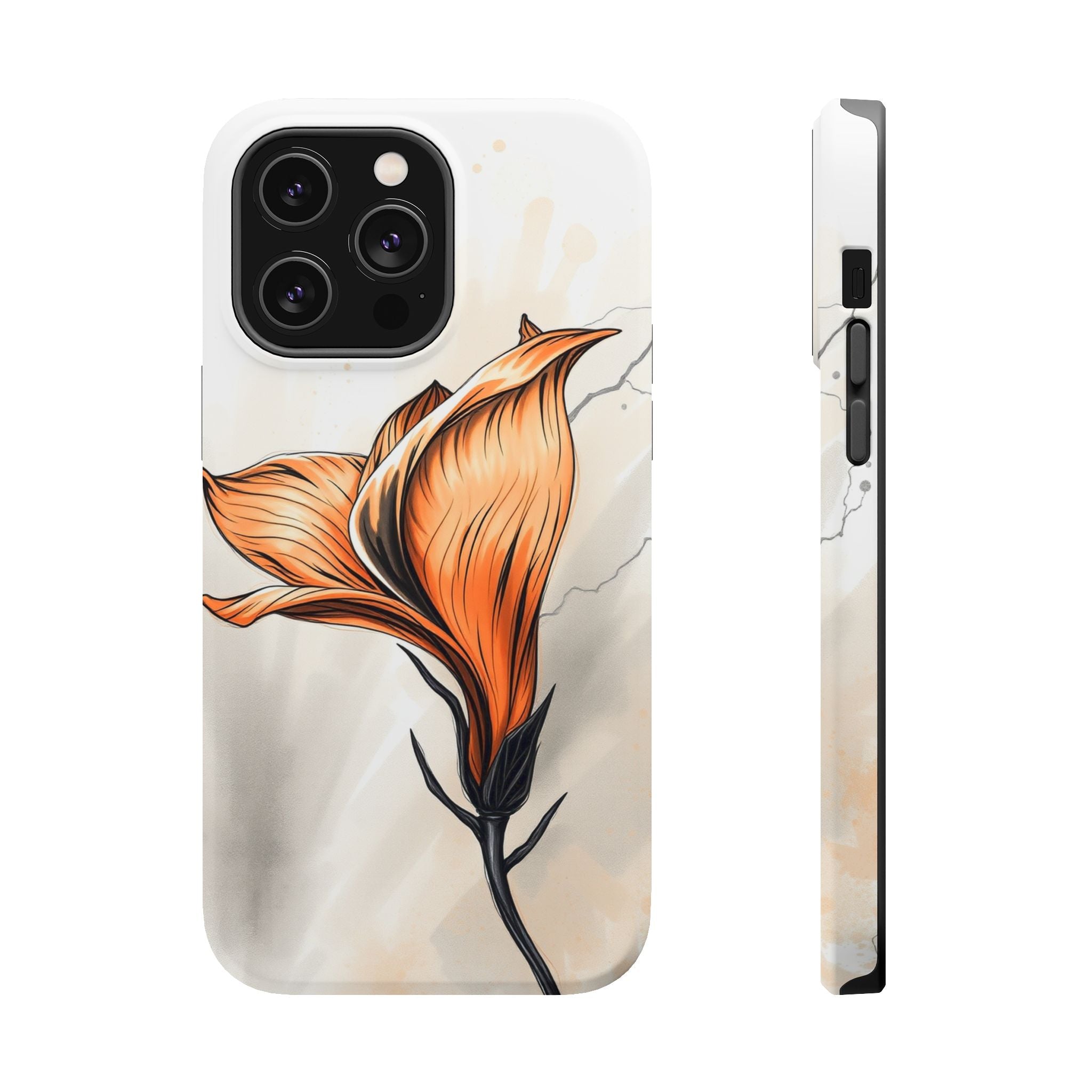 iPhone Dreamy Petal Storm Design Bold Modern Everyday Snap Case · iPhone Case