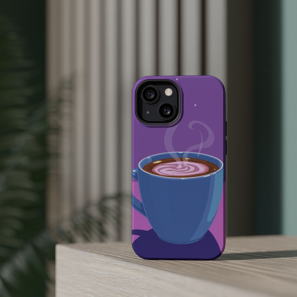 iPhone Emotional Support Coffee Pixel Art -Bit Soft Finish Everyday Case · iPhon