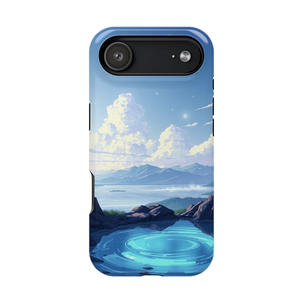iPhone Earthy Tidal Pool Design 18 Bold Modern Everyday Snap Case · iPhone Case