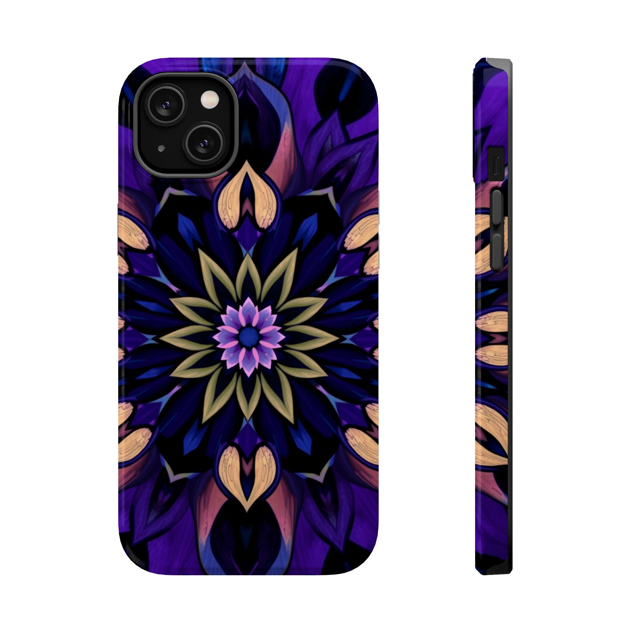 iPhone Floral Mandala Mystic Art Bold Modern Everyday Snap Case · iPhone Case