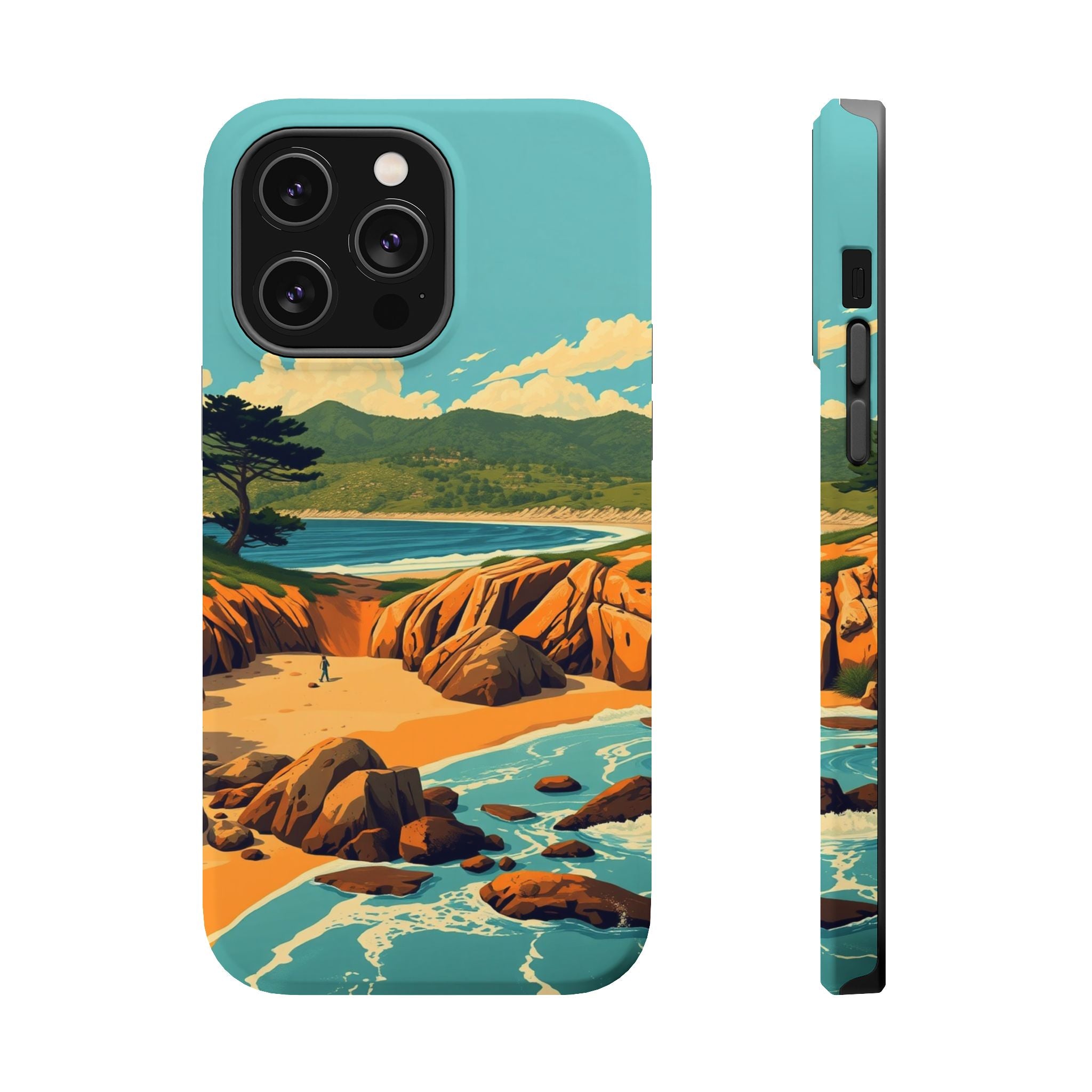 iPhone Pebble Beach Vintage Retro Poster Slim Everyday iPhone Designer · iPhone