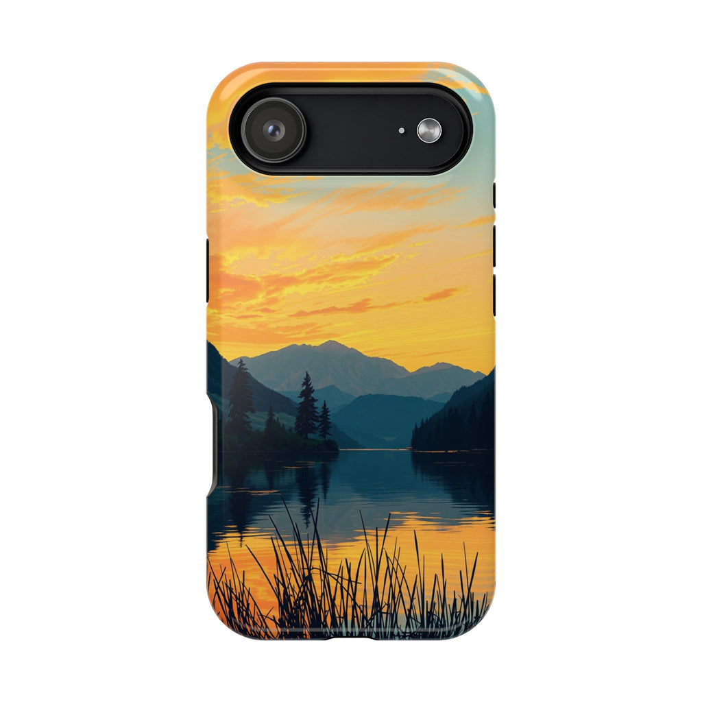 iPhone Lake at Twilight Oil Painting Impressionist iPhone Artistic · iPhone Case