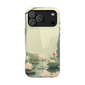 iPhone Lotus Pond Dreamy Design Slim Everyday Designer Case Galaxy · iPhone Case