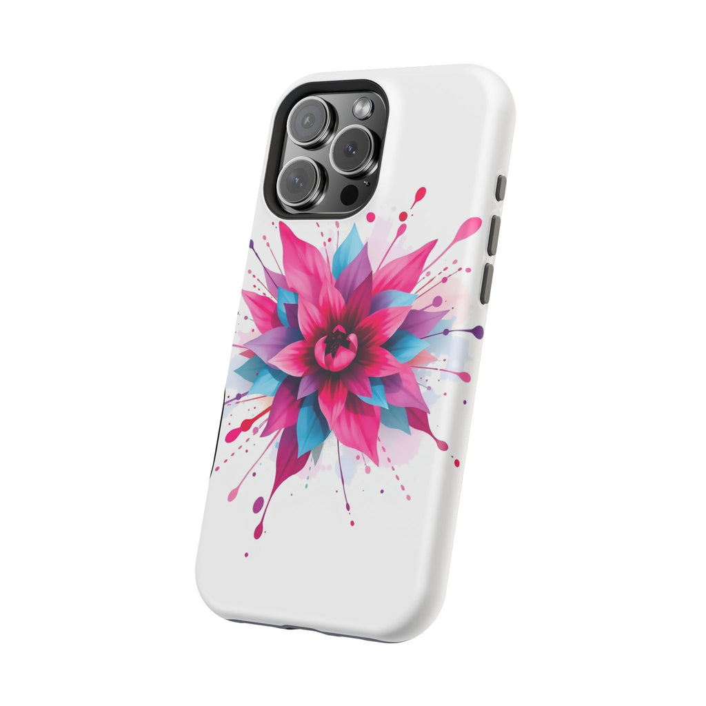 iPhone Floral Watercolor Splash Electric Art Slim iPhone Everyday · iPhone Case