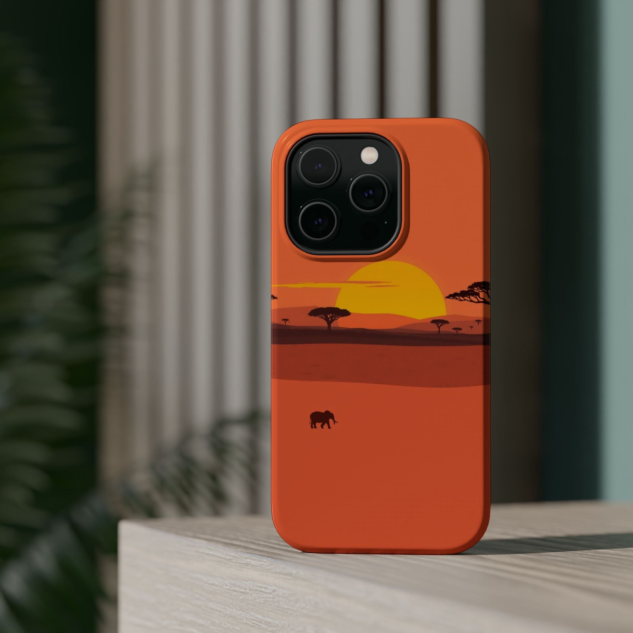 iPhone Sunset Amber And Peach Savanna Horizon Slim iPhone Everyday · iPhone Case