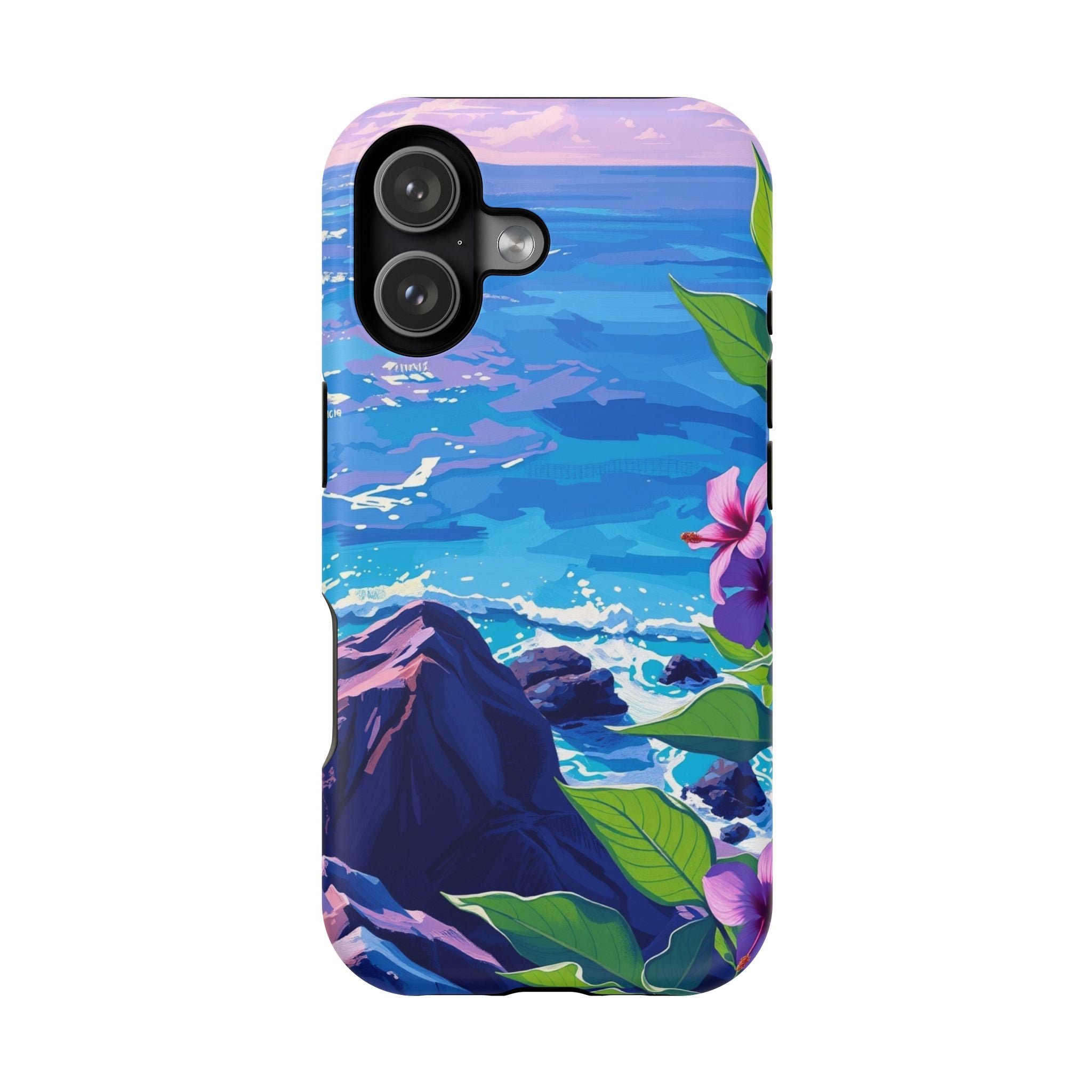iPhone Hibiscus Coast Enchanted Art Slim Everyday Designer Case · iPhone Case