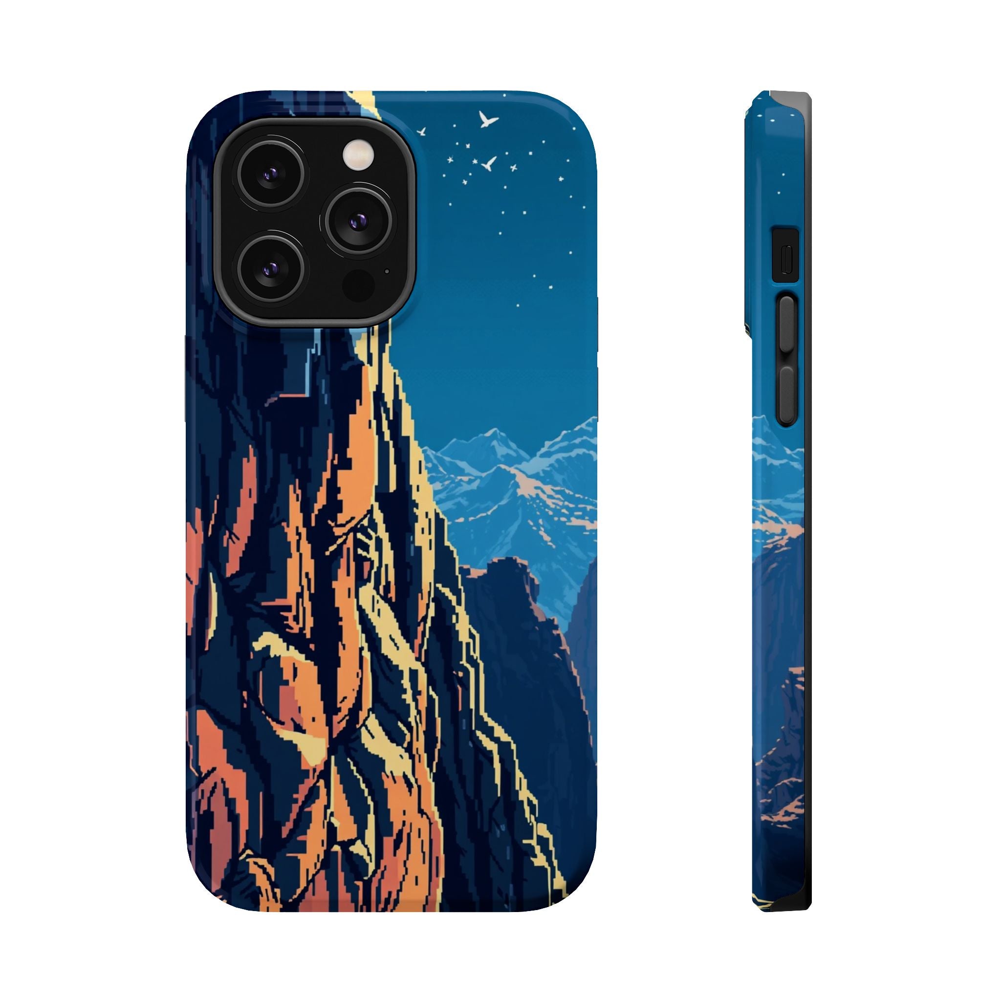 iPhone Midnight Blue And Silver Canyon Wall Slim iPhone Everyday · iPhone Case