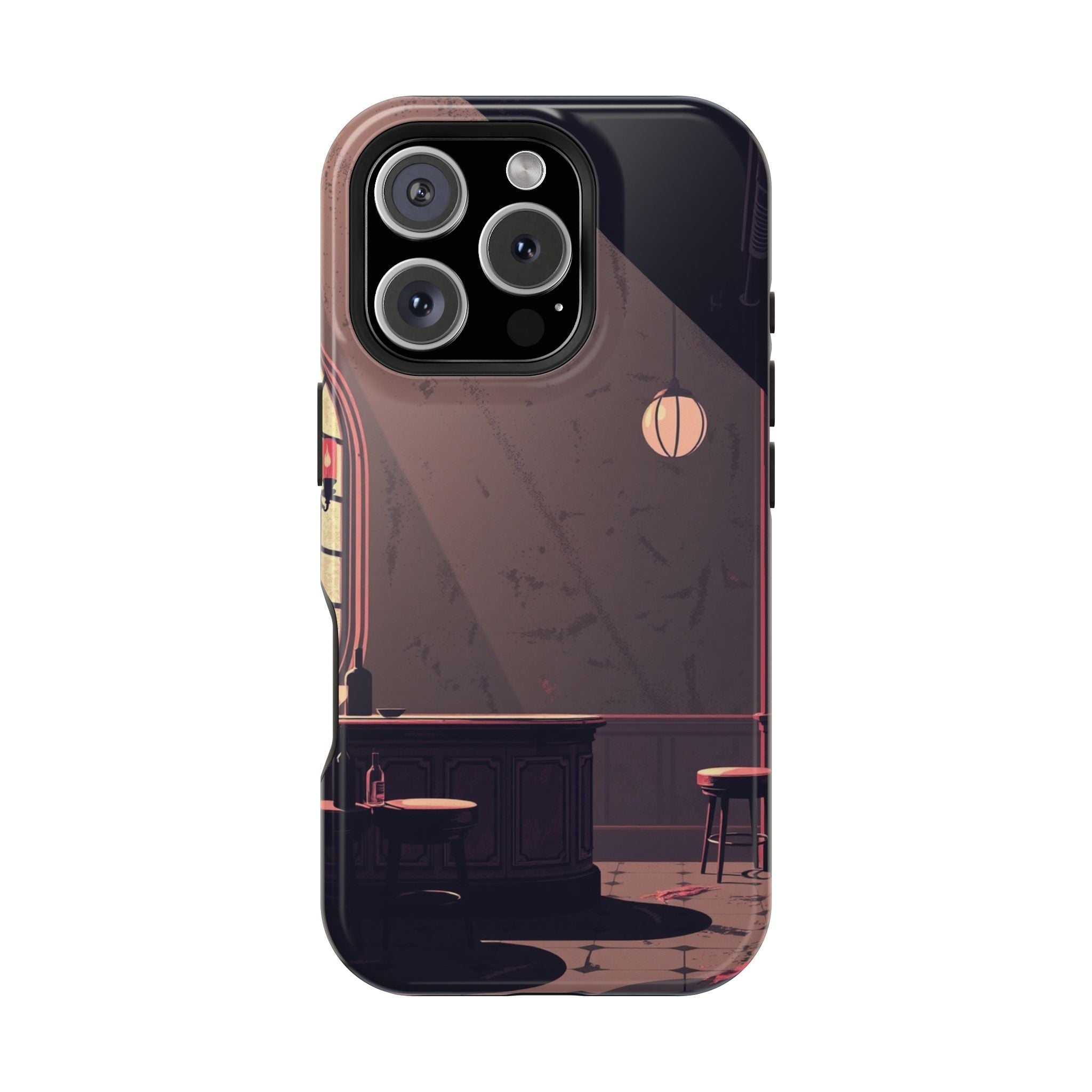 iPhone Speakeasy Dark Grunge Distressed Slim Everyday Designer Case · iPhone Cas