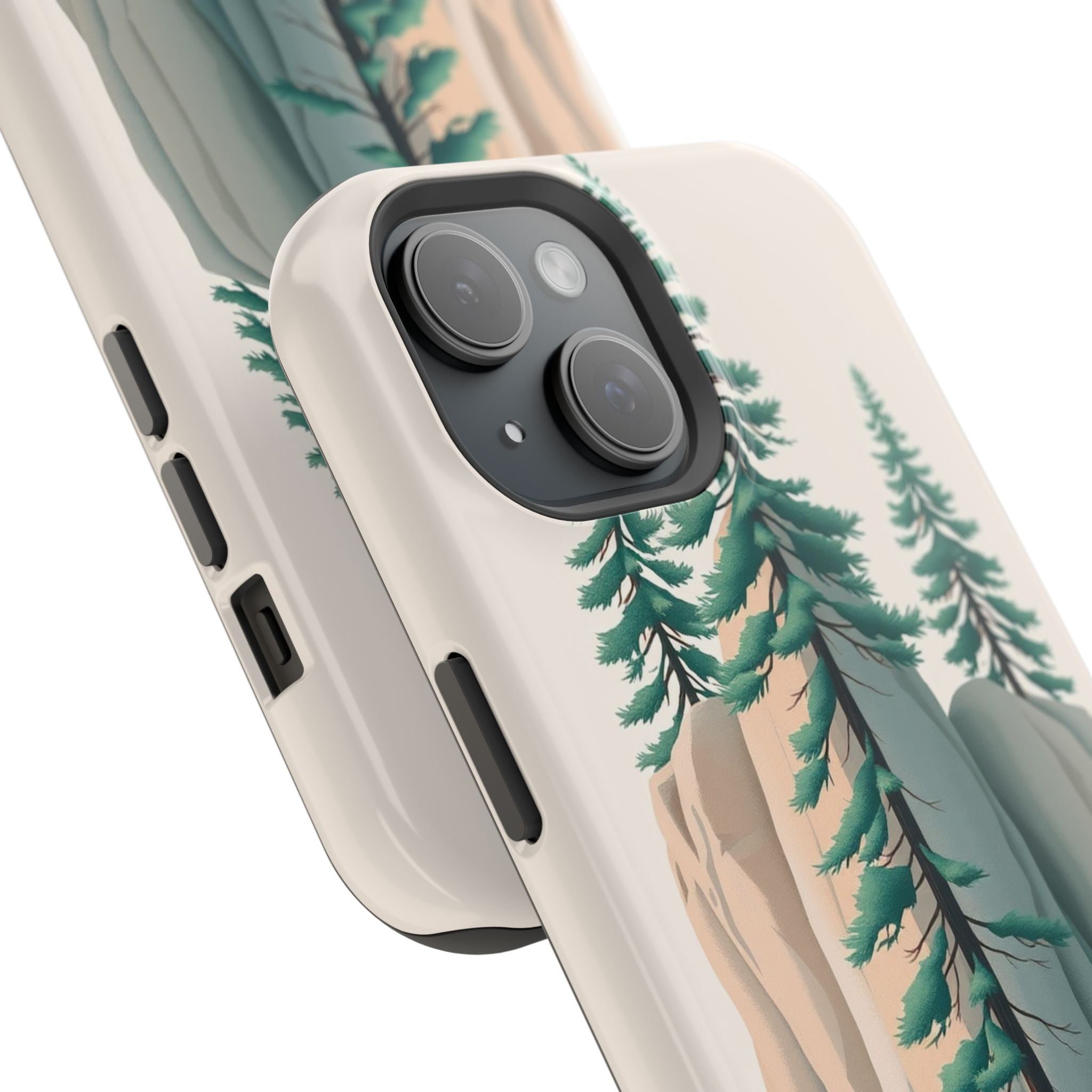 iPhone Pine Ridge Electric Art 17 Bold Modern Everyday Snap Case · iPhone Case