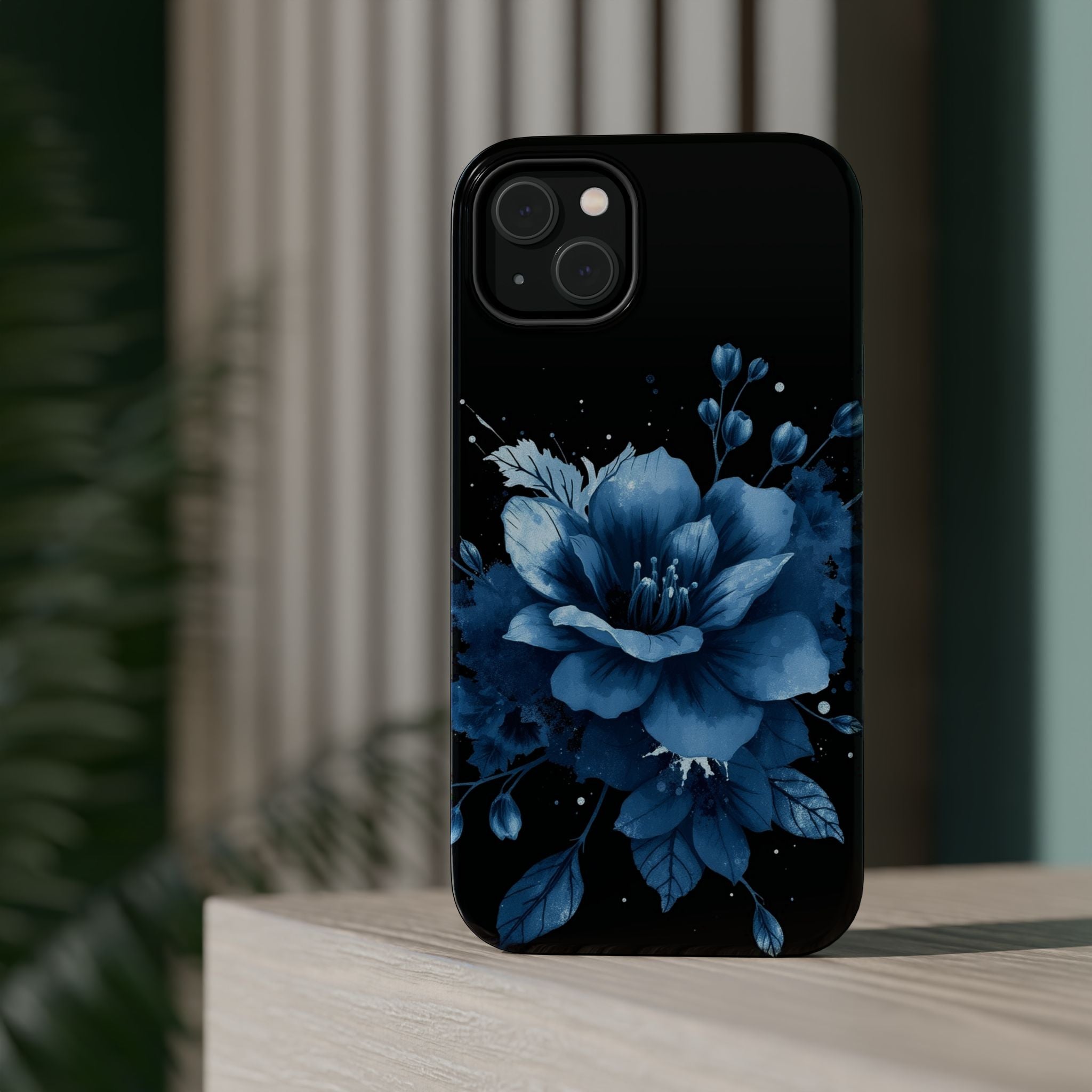 iPhone Serene Floral Watercolor Splash Design Slim Everyday Designer · iPhone Ca