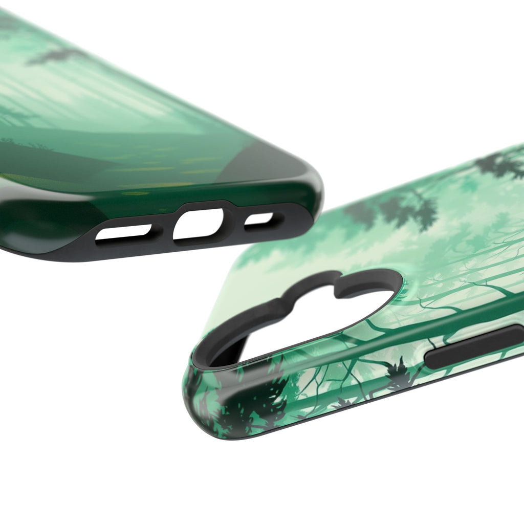 iPhone Earthy Misty Forest Path Design Slim Everyday Designer Case · iPhone Case
