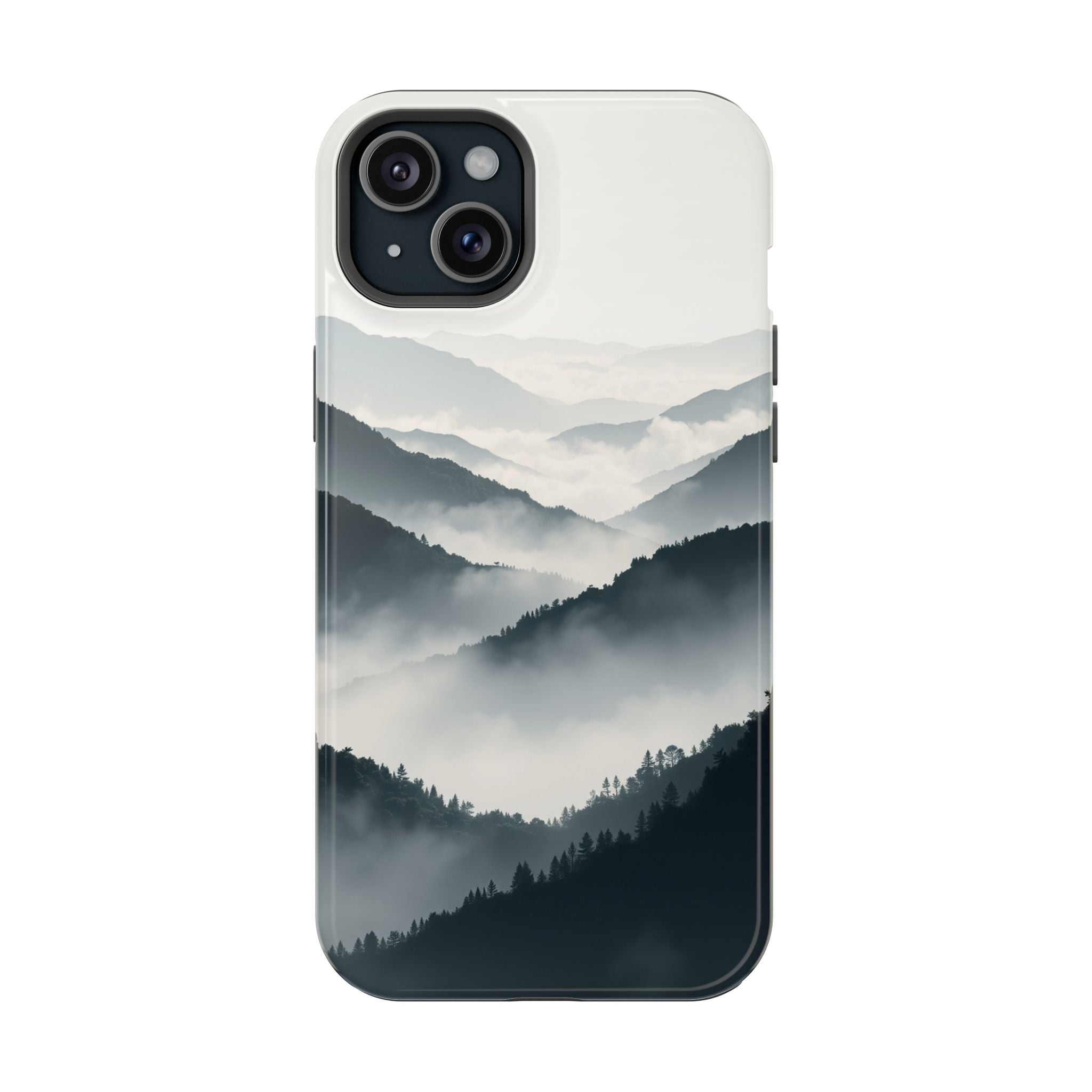 iPhone Dreamy Fog Rolling Over Hills Design Slim iPhone Everyday · iPhone Case