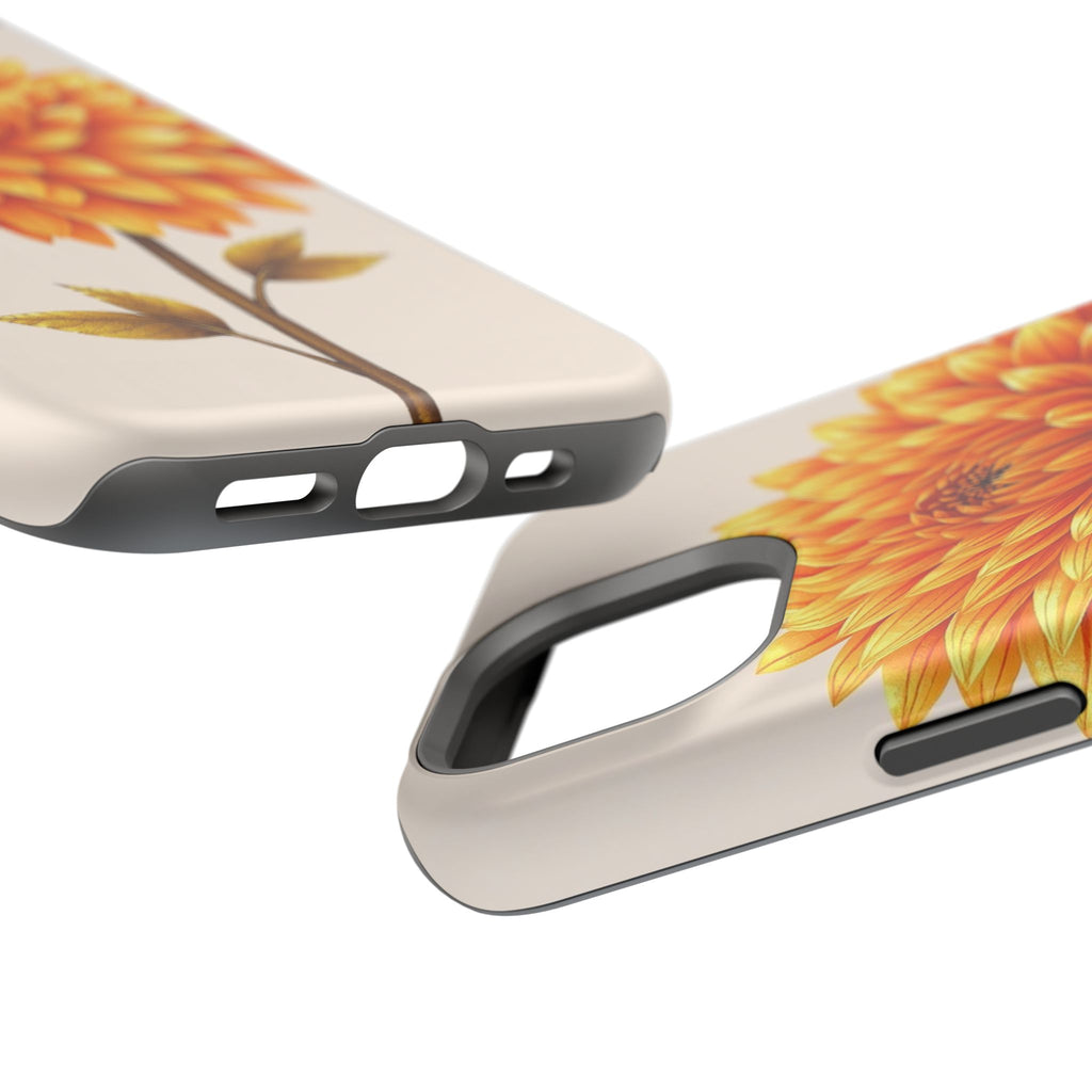 iPhone Chrysanthemum Classic Gold Foil Luxury Slim iPhone Everyday · iPhone Case