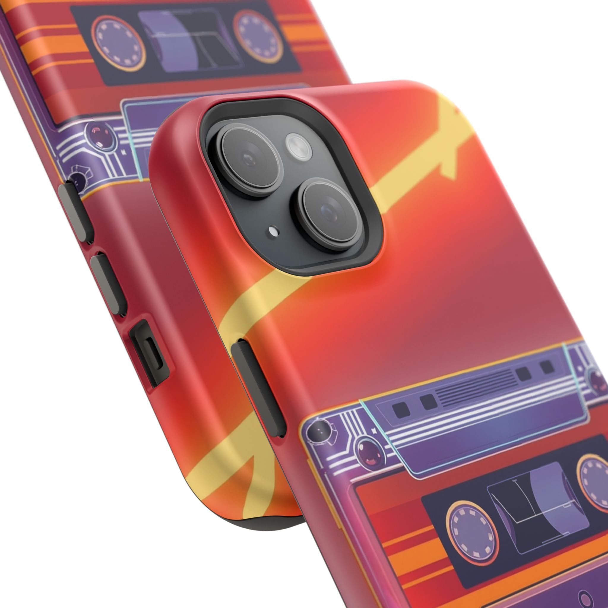 iPhone Cassette Tape Rewind Bold Art Slim Everyday Designer Case · iPhone Case