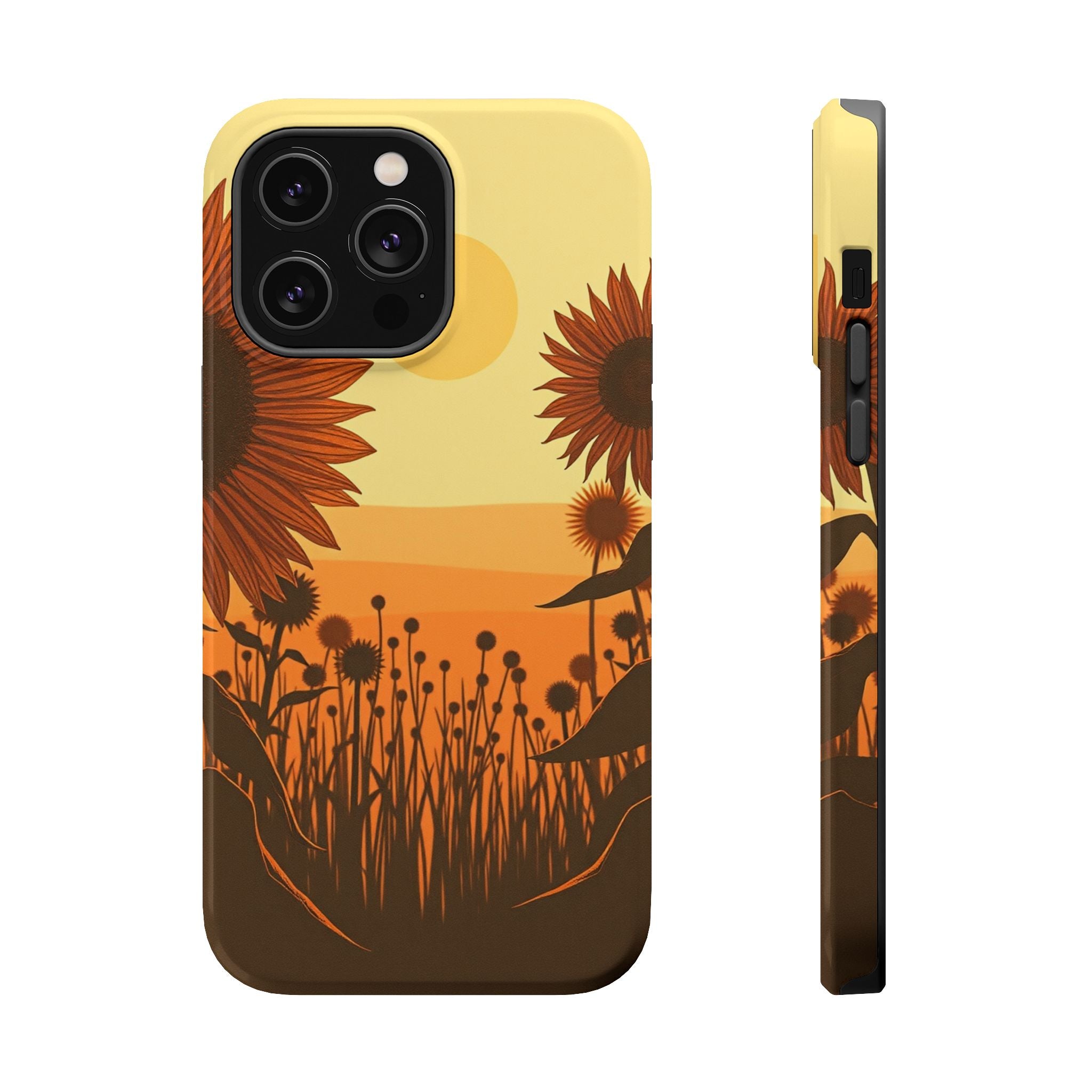 iPhone Serene Sunflower Prairie Design Slim Everyday Designer Case · iPhone Case