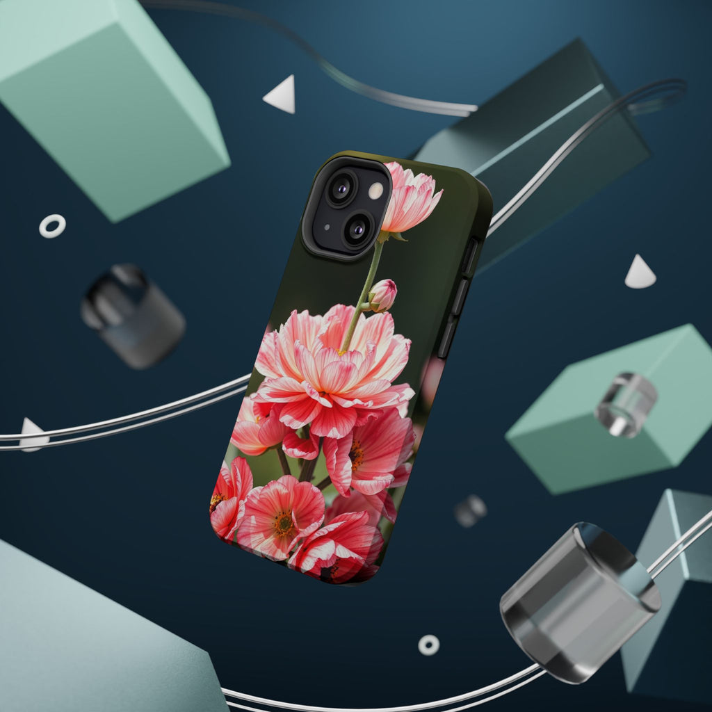 iPhone Ranunculus Stack Vibrant Watercolor Slim Snap Case · iPhone Case