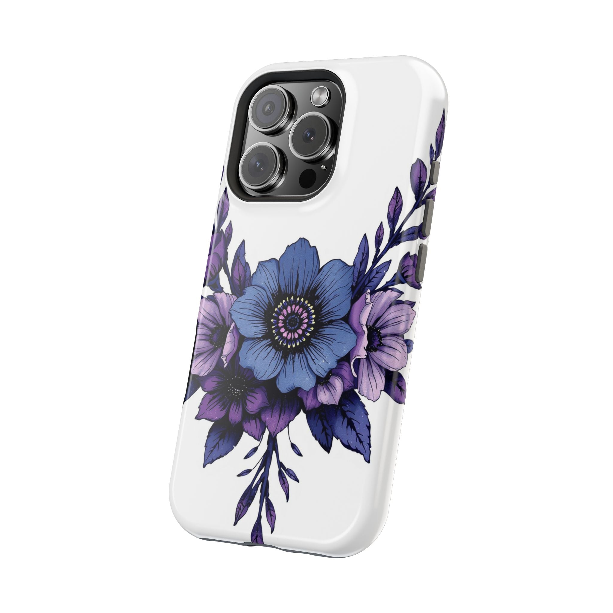 iPhone Floral Crown Grunge Distressed Slim Everyday Designer Case · iPhone Case