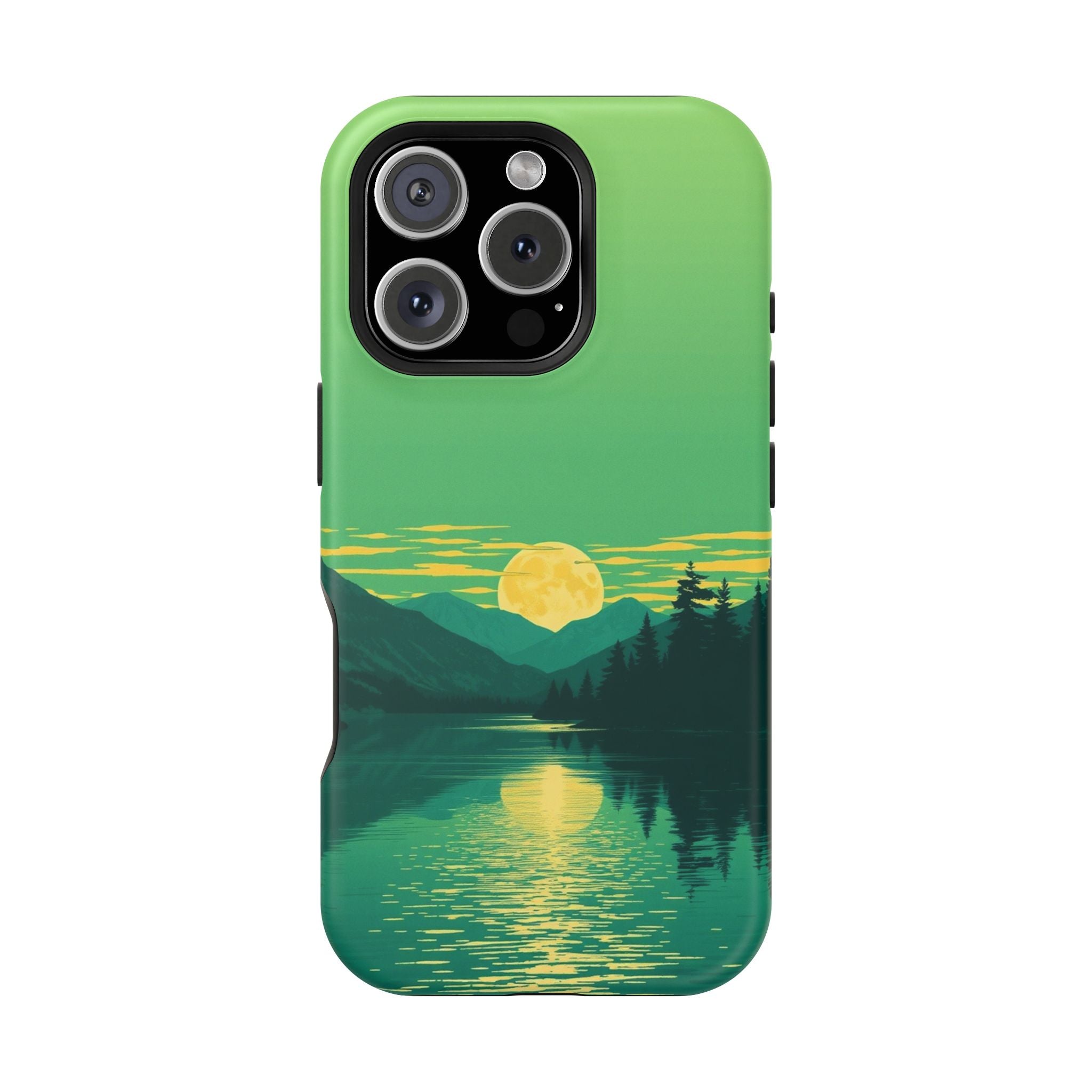 iPhone Lake at Twilight Risograph Print Slim Everyday iPhone Designer · iPhone C