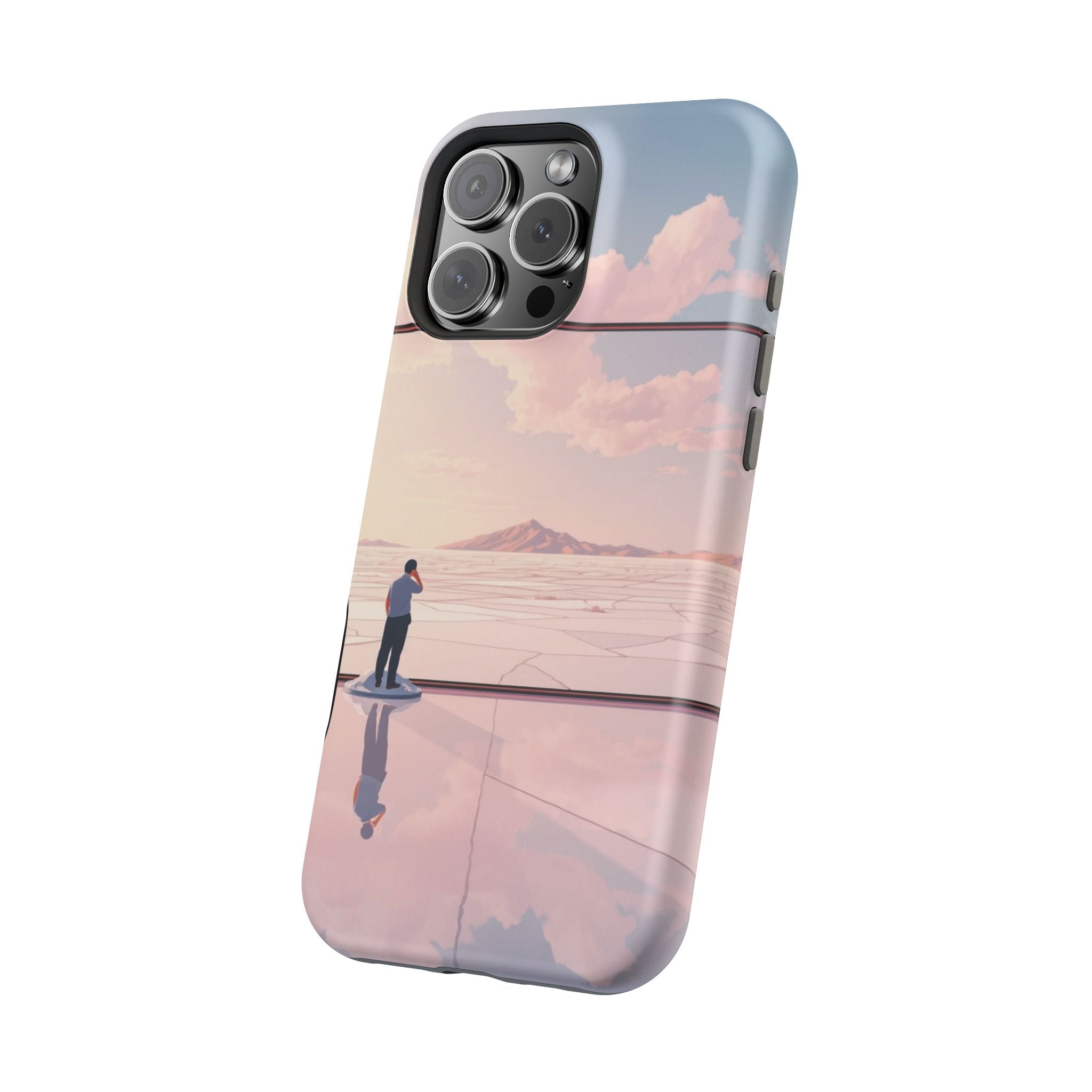 iPhone Salt Flat Mirror Stained Glass Slim Everyday Designer Case · iPhone Case
