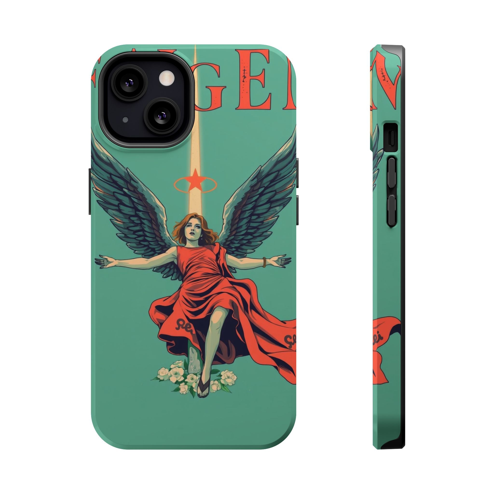 iPhone Radiant Fallen Angel Design Bold Modern Everyday Snap Case · iPhone Case