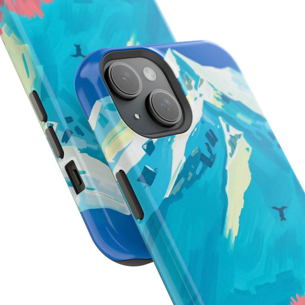 iPhone Snow Field Electric Art Slim Everyday Designer Case · iPhone Case