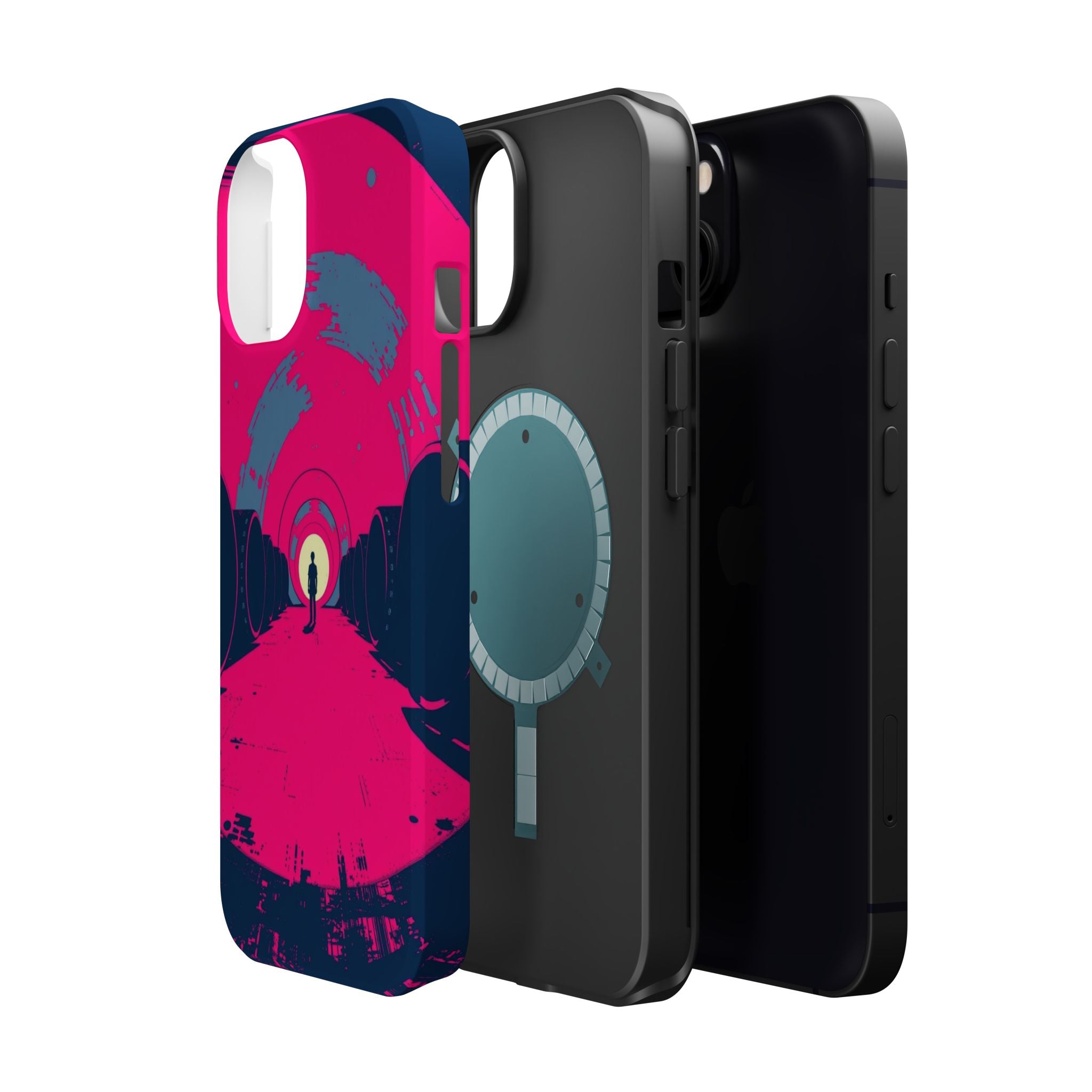 iPhone 1960s Mod Circles Bold Art Bold Modern Everyday Snap Case · iPhone Case