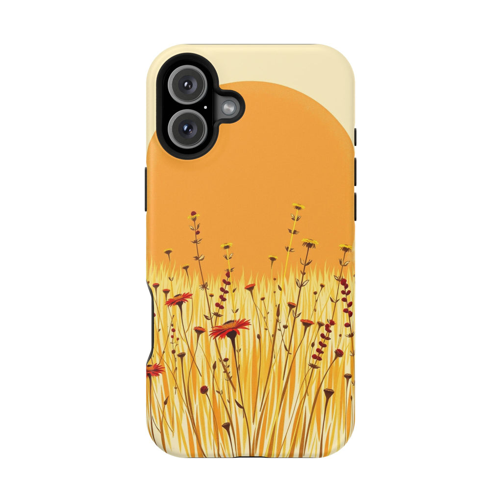 iPhone Wildflower Field Electric Art Slim Everyday Designer Case · iPhone Case