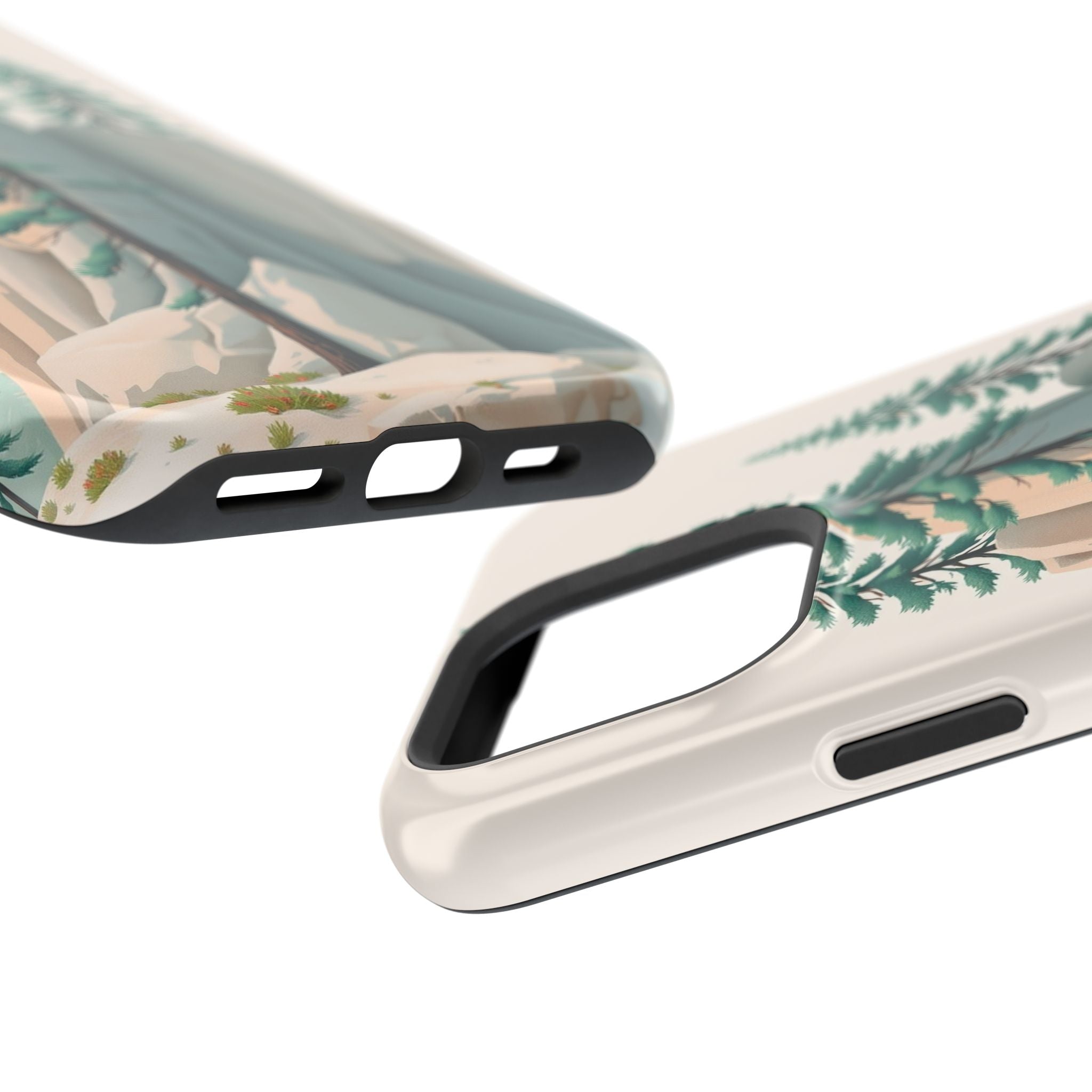 iPhone Pine Ridge Electric Art 17 Bold Modern Everyday Snap Case · iPhone Case