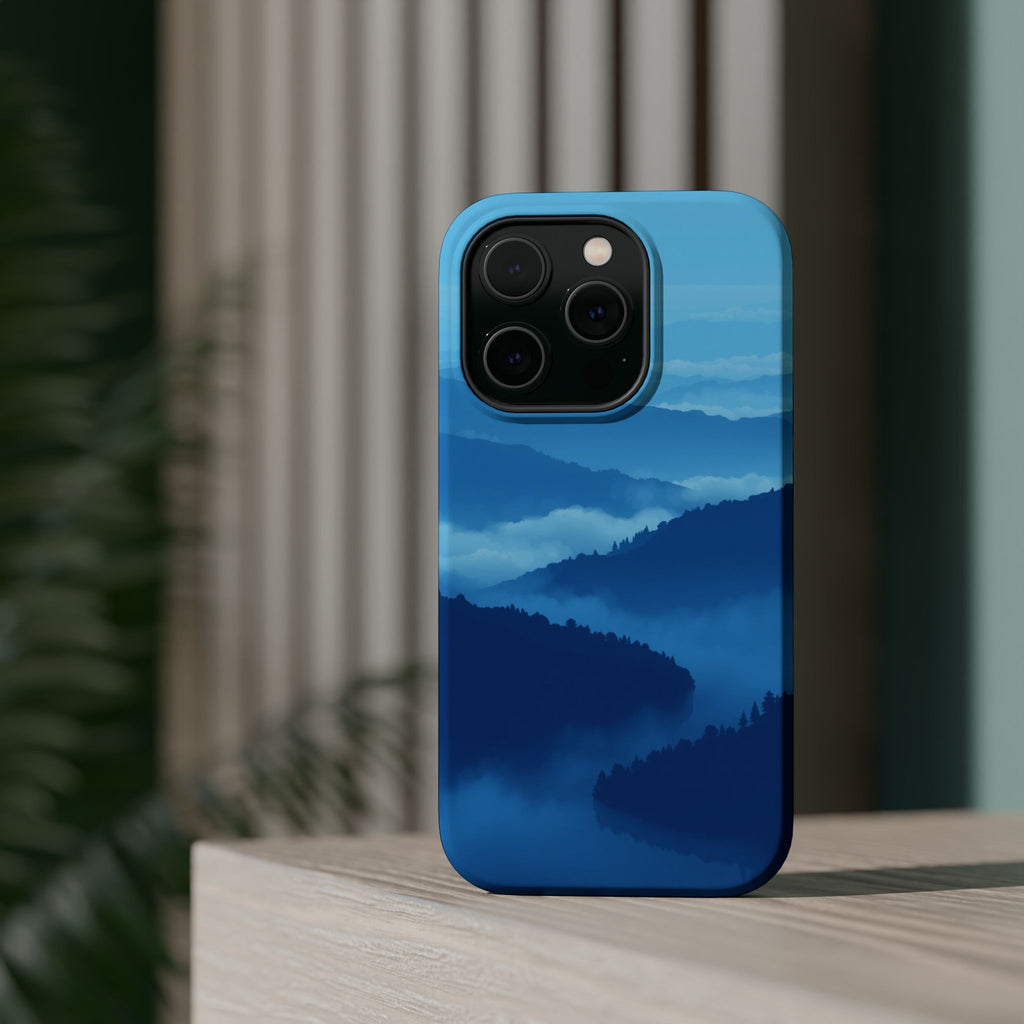 iPhone Fog Rolling Over Hills Pixel Art -Bit Slim iPhone Everyday · iPhone Case