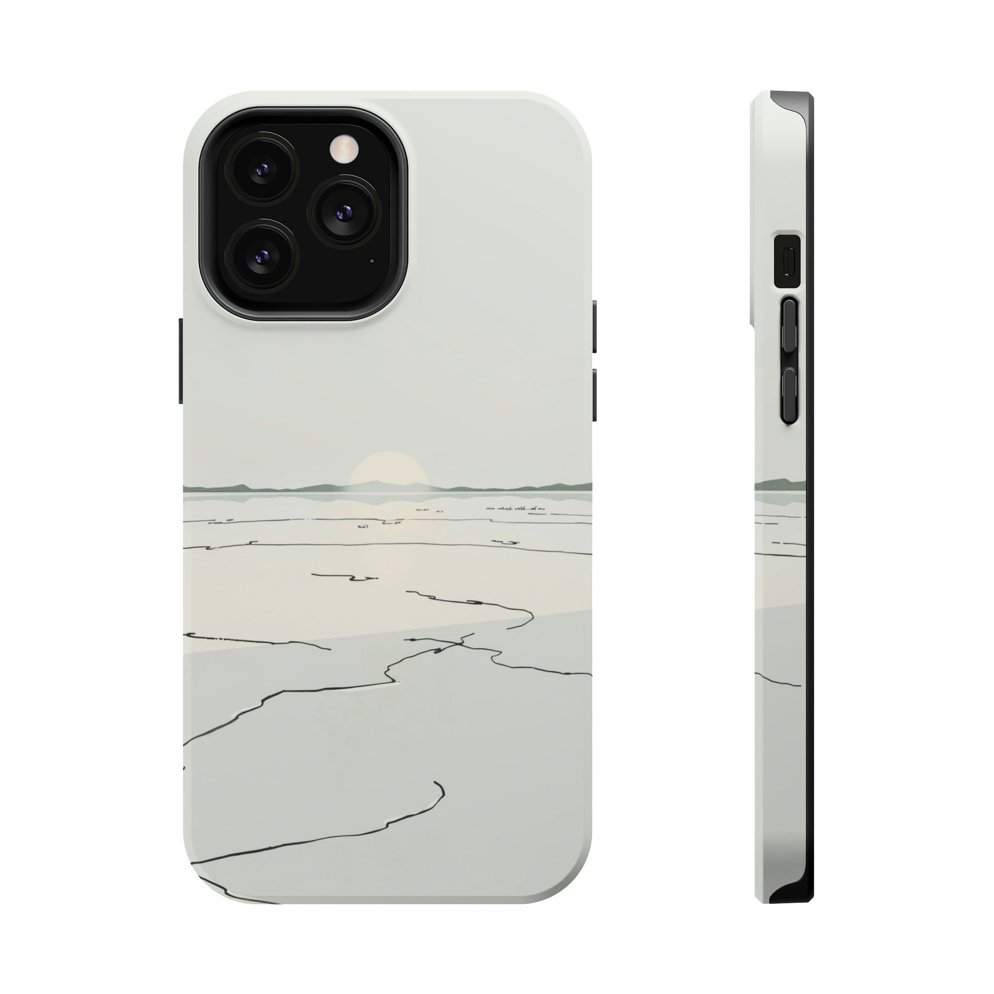 iPhone Dreamy Salt Flat Mirror Design Slim Everyday Designer Case · iPhone Case