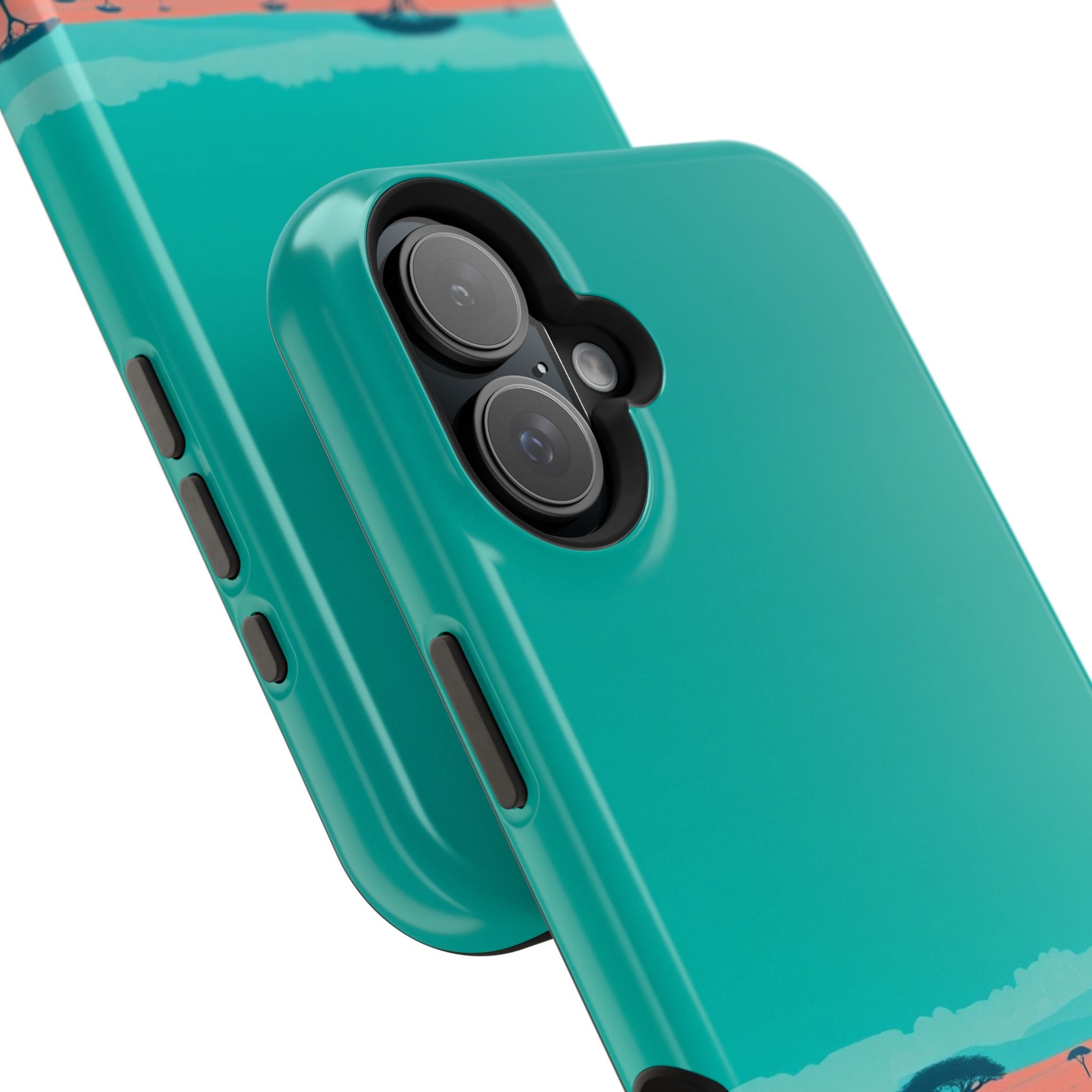 iPhone Savanna Horizon Risograph Print Slim Everyday Designer Case · iPhone Case
