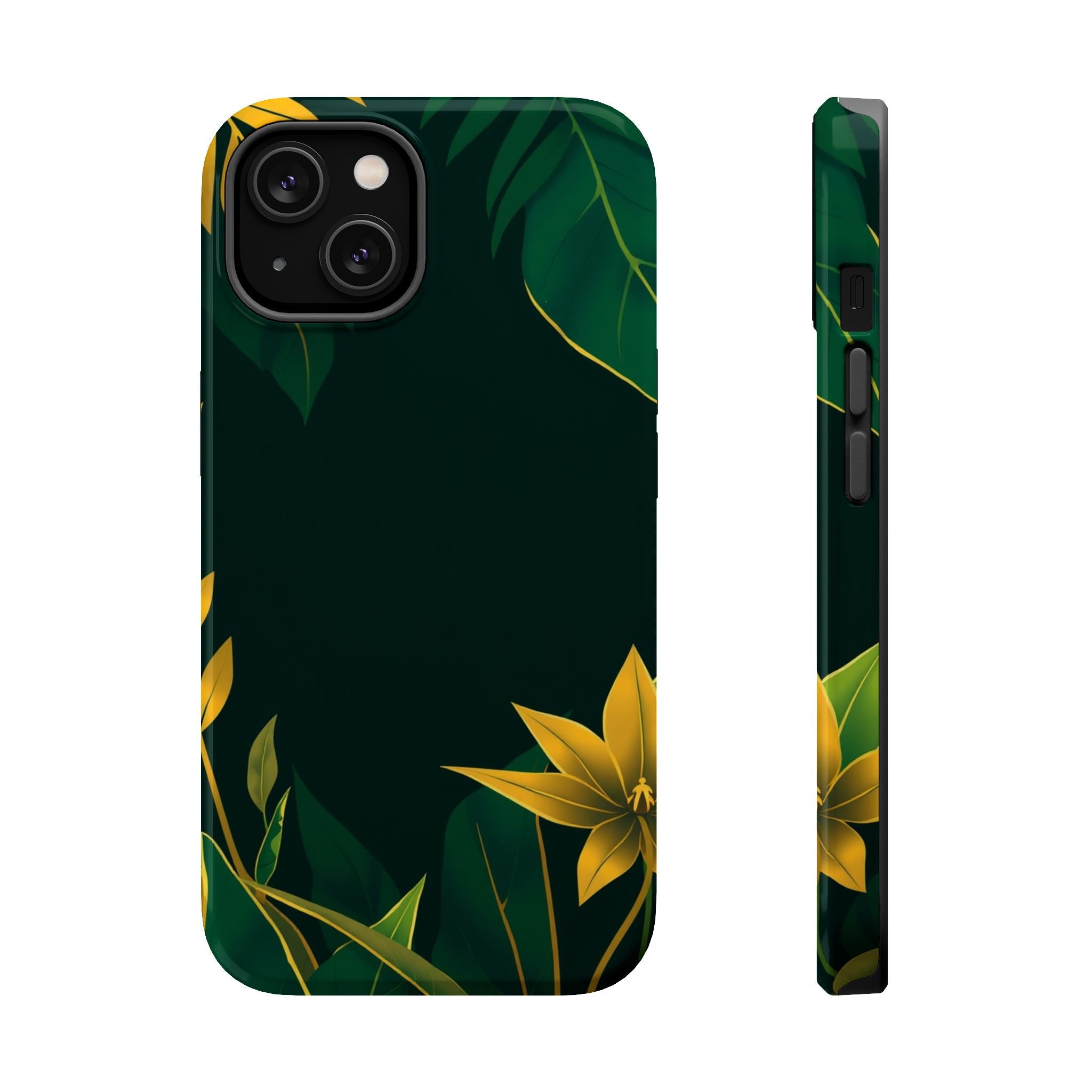 iPhone Jungle Floral Minimalist Line Art Slim Everyday Designer · iPhone Case