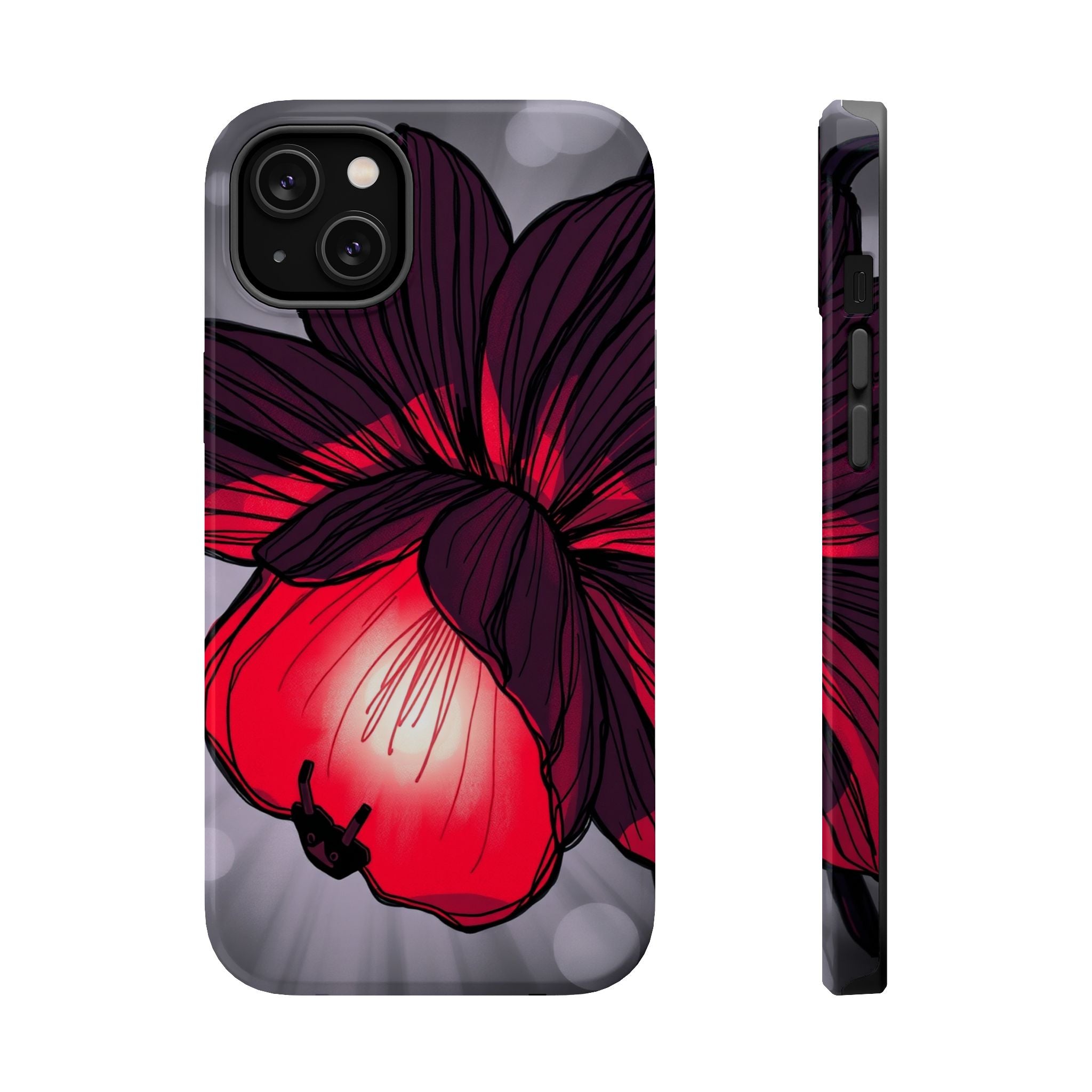 iPhone Night Bloomer Hand-Drawn Sketch Slim Everyday Designer Case · iPhone Case