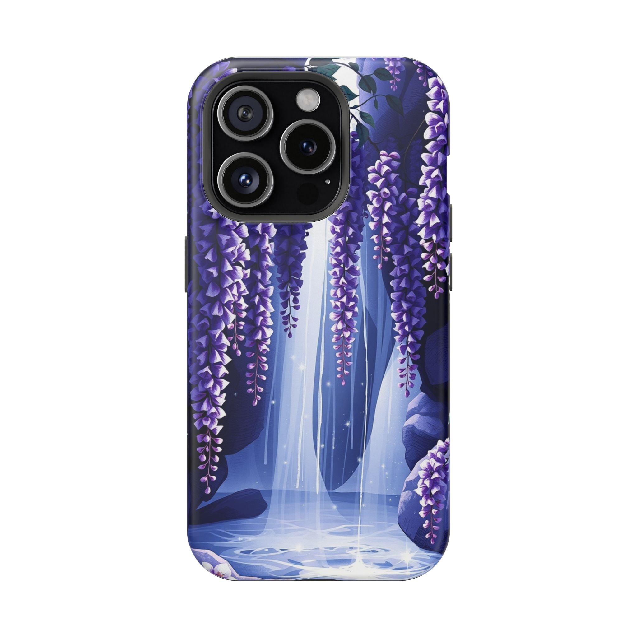 iPhone Wisteria Cascade Serene Design Slim Snap Case Ga · iPhone Case