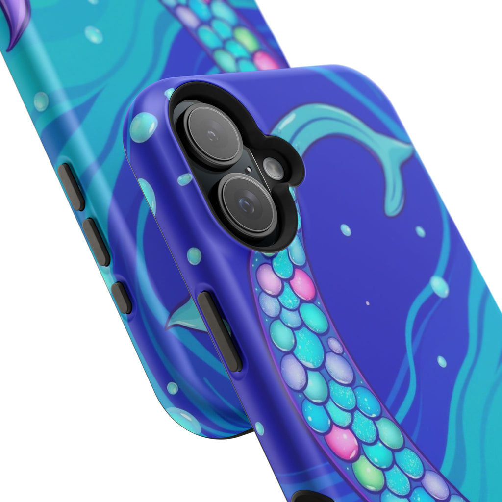 iPhone Mermaid Tail Swirl Kids Fun iPhone Phone Case Gift Artistic · iPhone Case