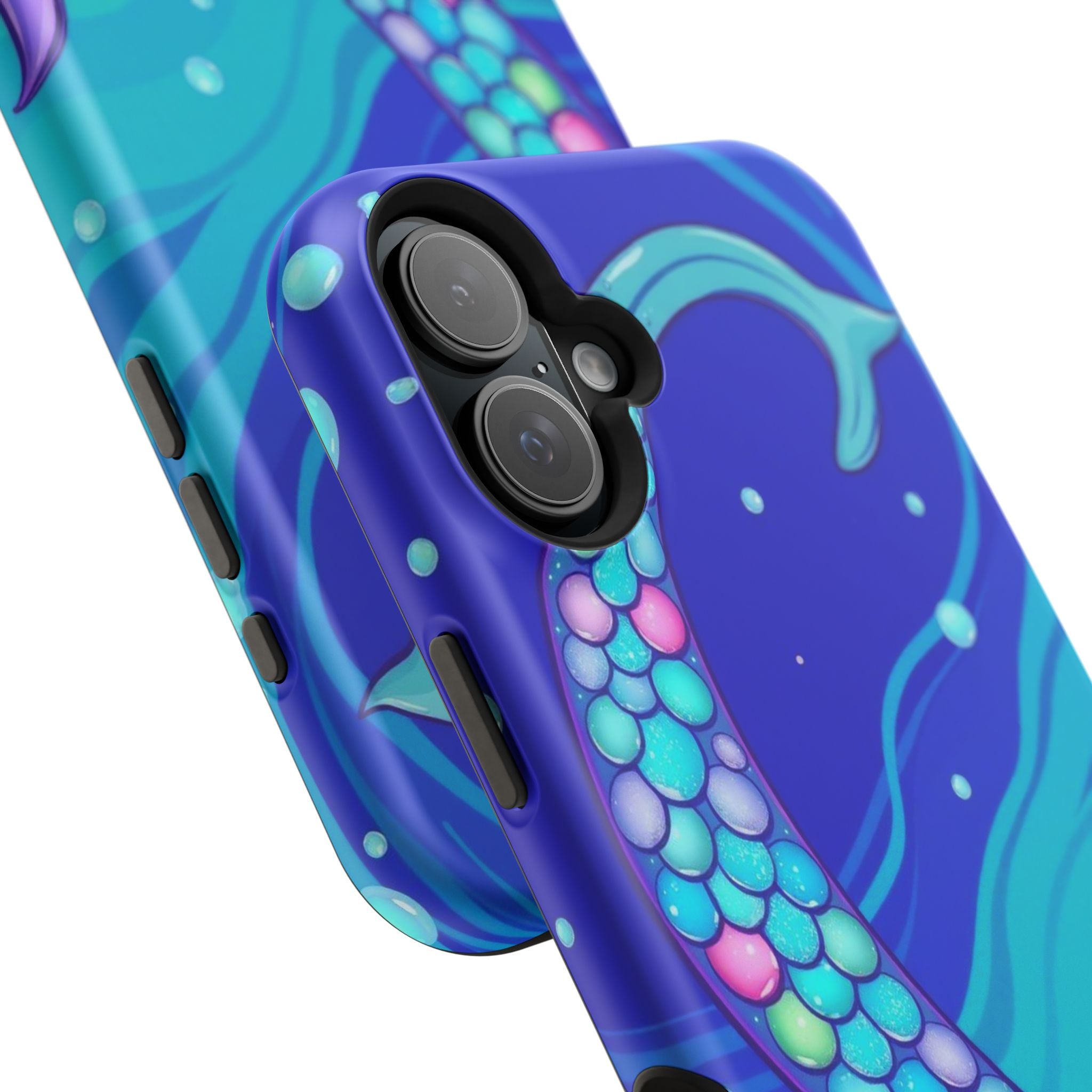 iPhone Mermaid Tail Swirl Kids Fun iPhone Phone Case Gift Artistic · iPhone Case