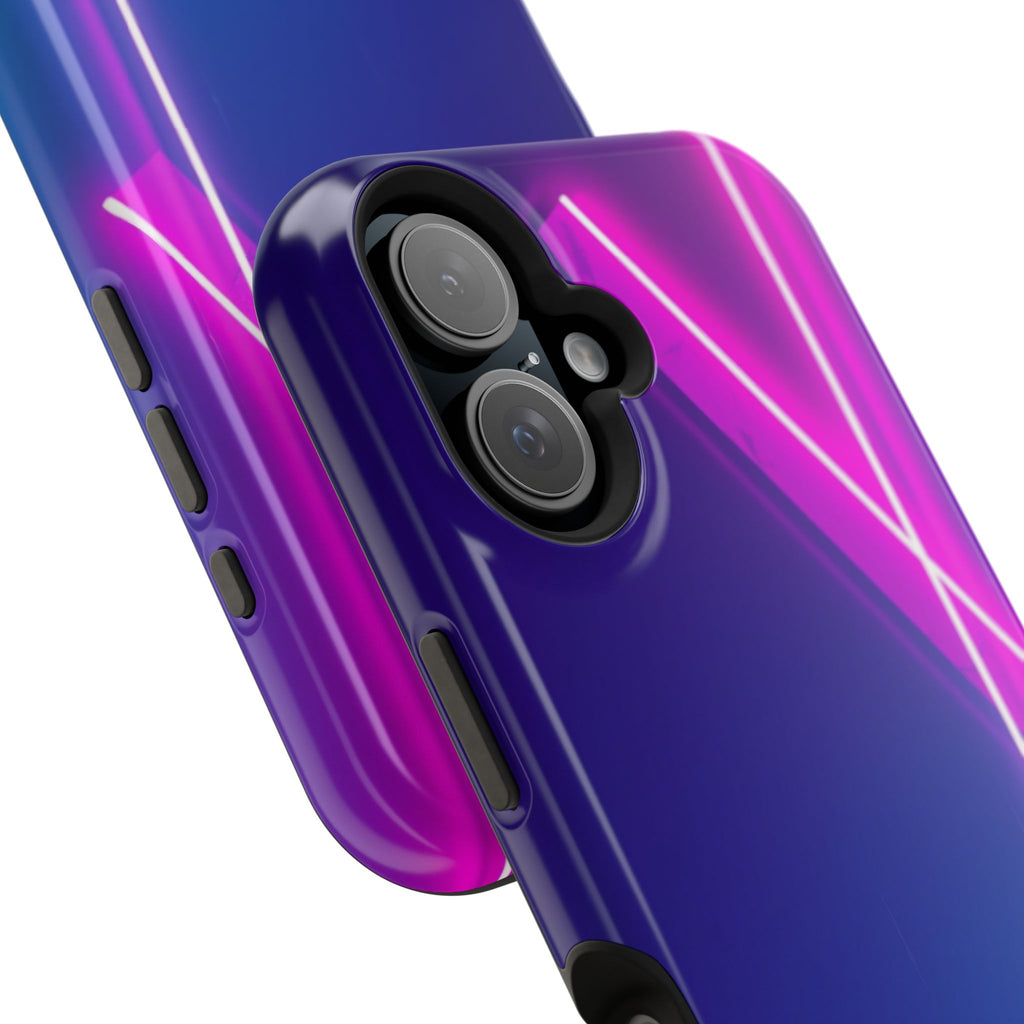 iPhone 1990s Geometric Neon Electric Art Slim Everyday Designer Case · iPhone Ca