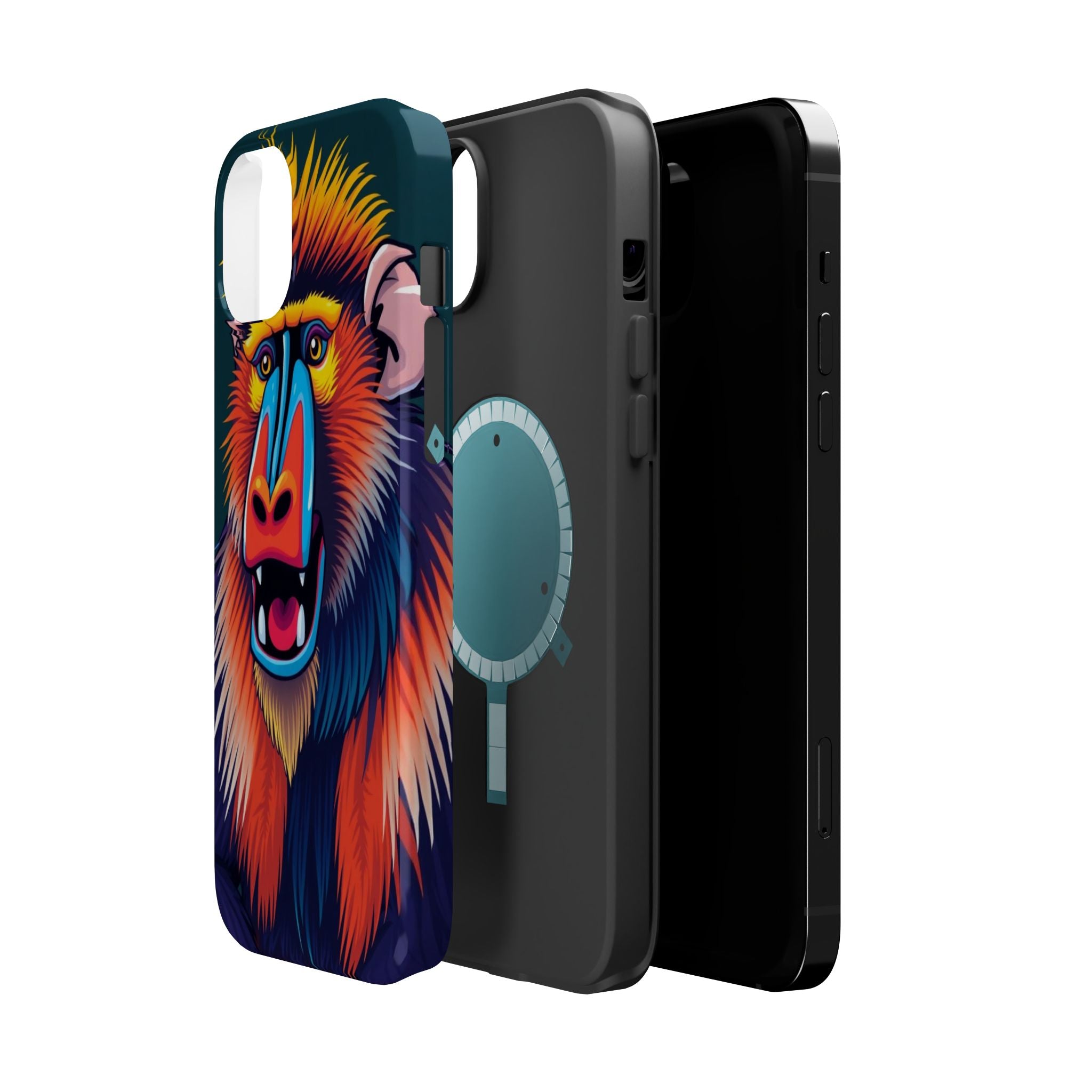 iPhone Mandrill Colorful Face Kids Fun iPhone Phone Case Gift Slim · iPhone Case